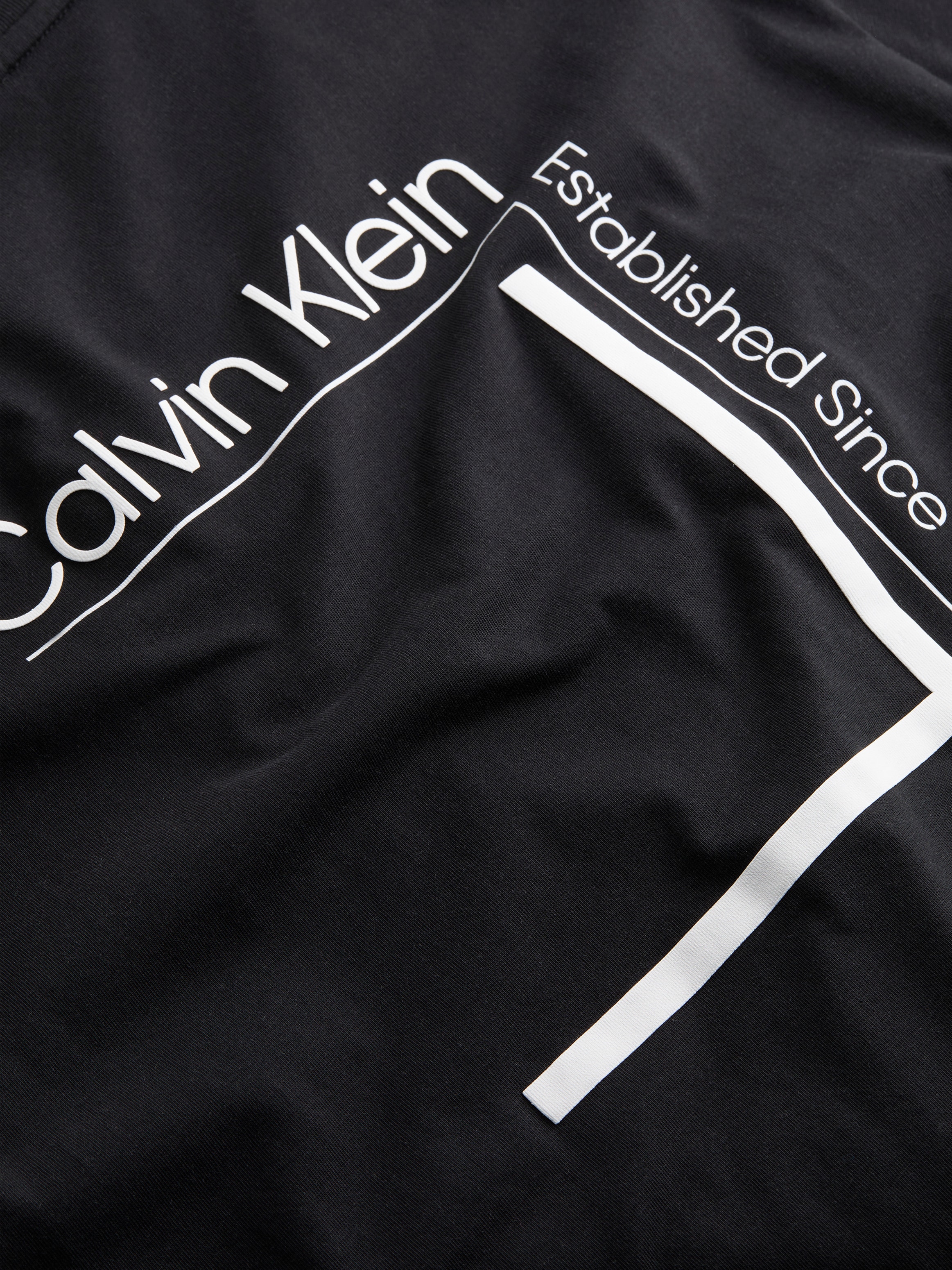 Calvin Klein T-Shirt »CP-LINEAR BOX LOGO T-SHIRT«, in Unifarbe