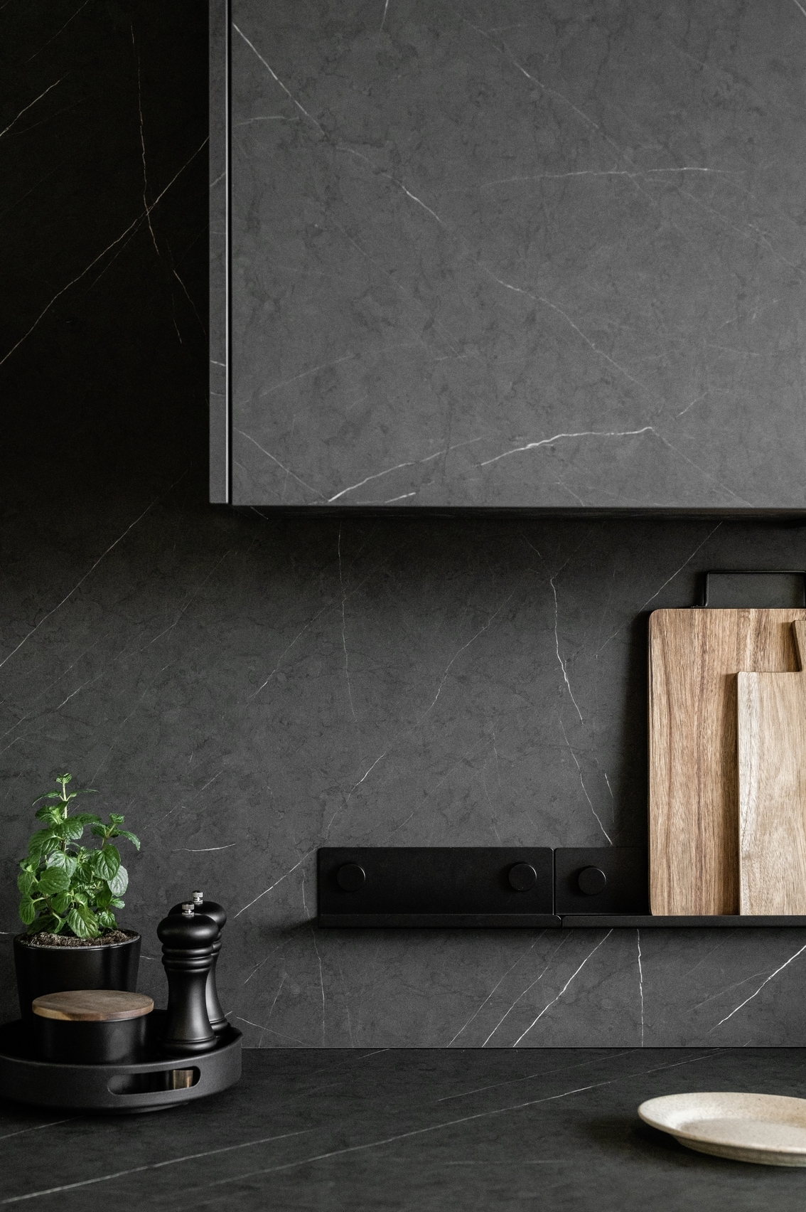 WENKO Gewürzregal »Modell Jet S«, Küchenregal für die Wand, Industrial Style, pulverbeschichtetes Metall