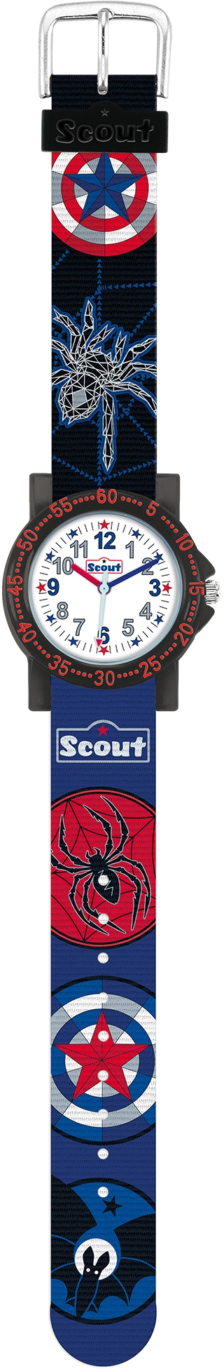 Scout Quarzuhr »The IT-Collection, 280375020«, OTTO Spinnenmotiv, auch ideal im Lernuhr, als Geschenk Shop Online