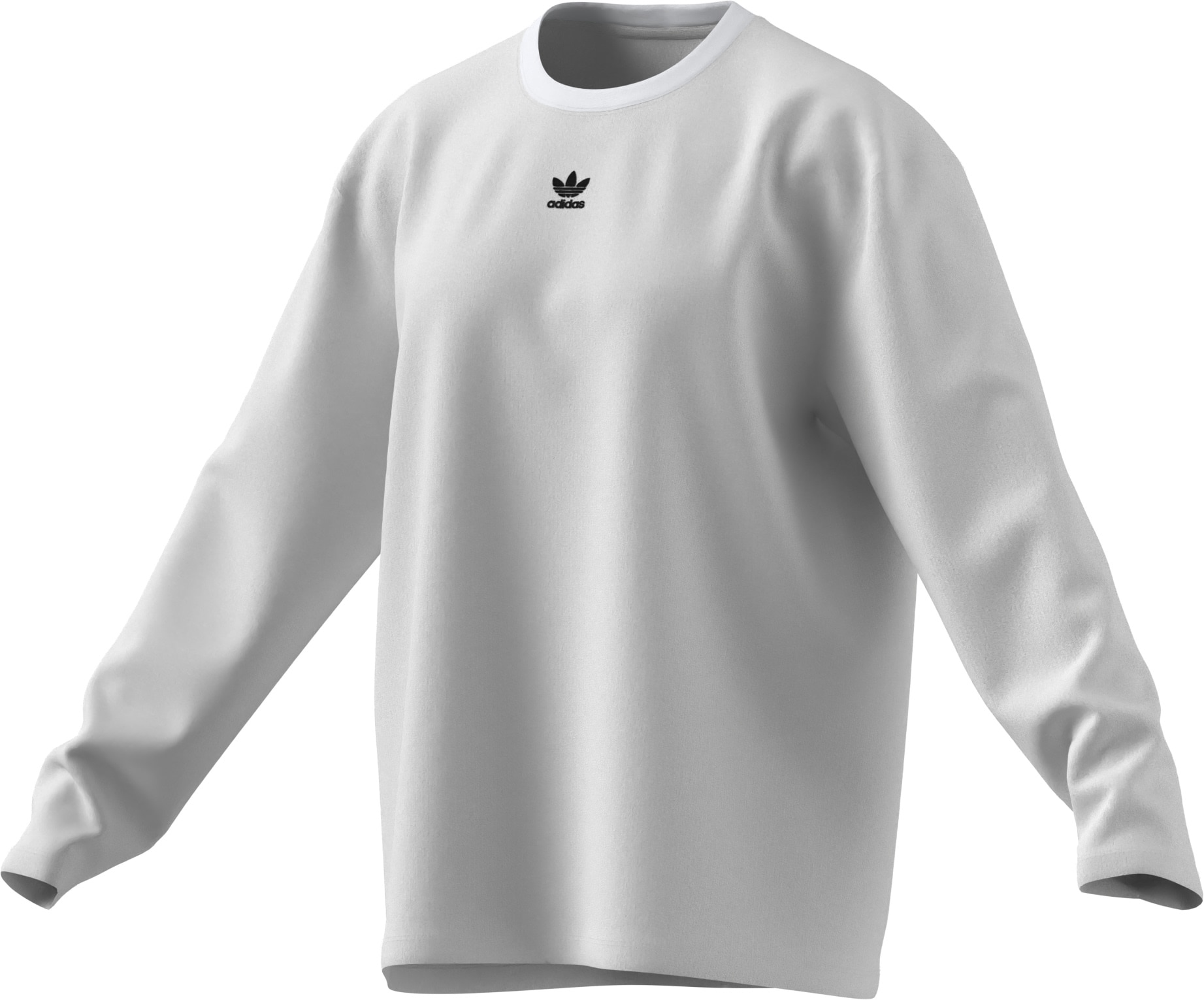 adidas Originals Langarmshirt »ESSENTIALS LONGSLEEVE« lockerer Schnitt, Langarm, aus Baumwolljersey
