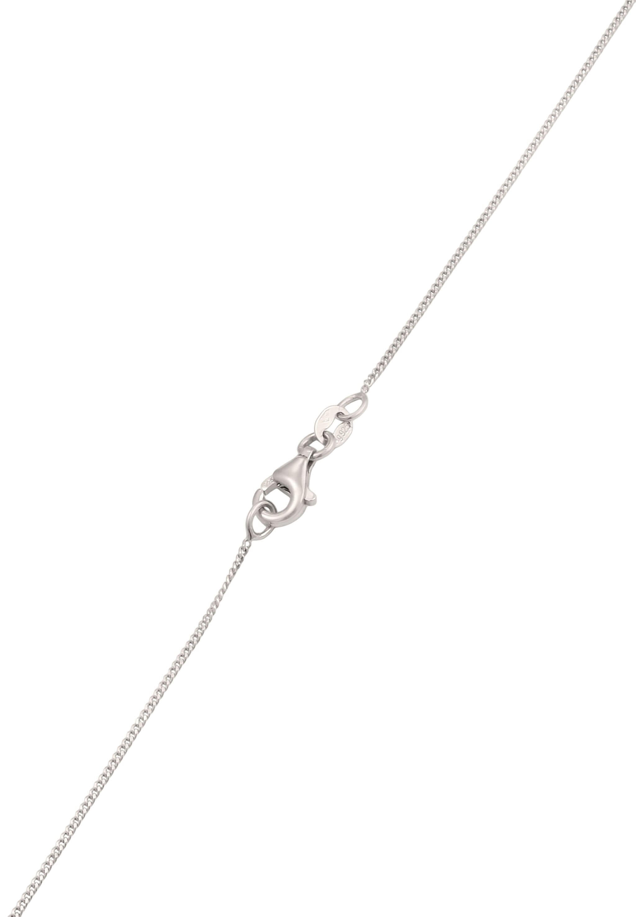 Elli DIAMONDS Silberkette »Halskette Kreuz Diamant Weiß (0.02 ct) 925 Sterling Silber«