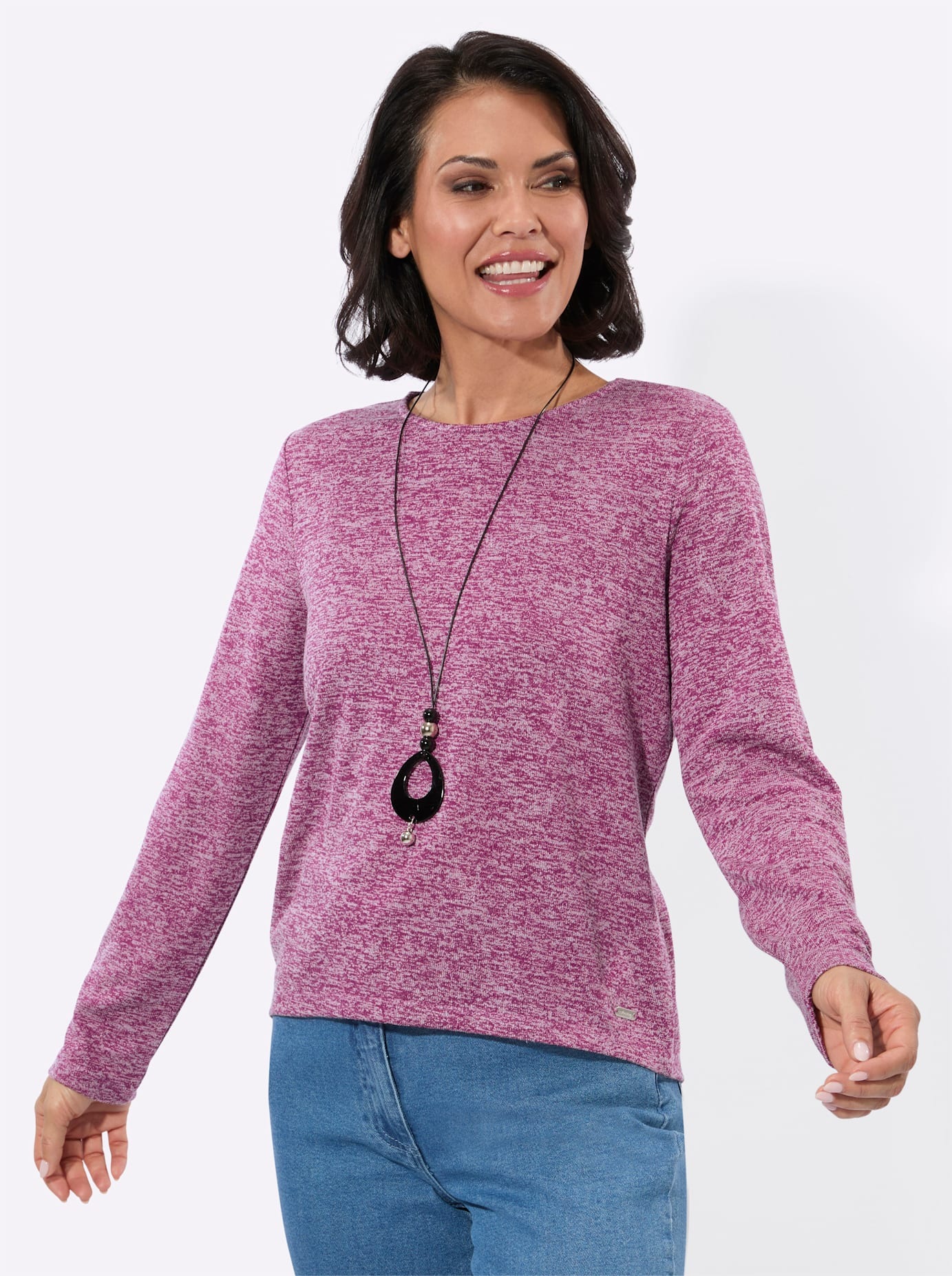 Casual Looks Langarmshirt »Rundhals-Shirt« 1