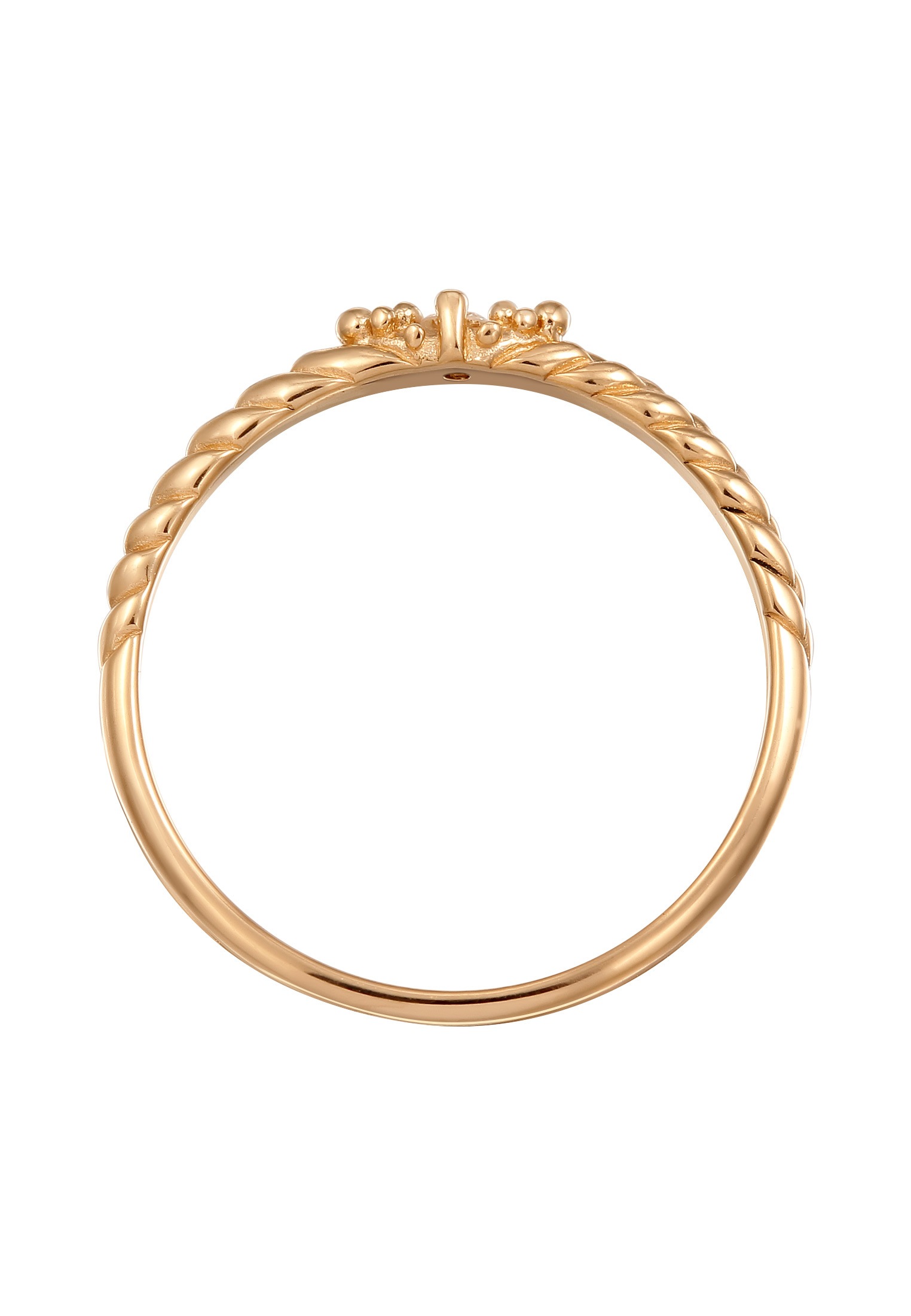Elli DIAMONDS Diamantring »Ring Elli DIAMONDS Ring Diamant Weiß Brillantschliff (0.006 ct) 585 Gelbgold«