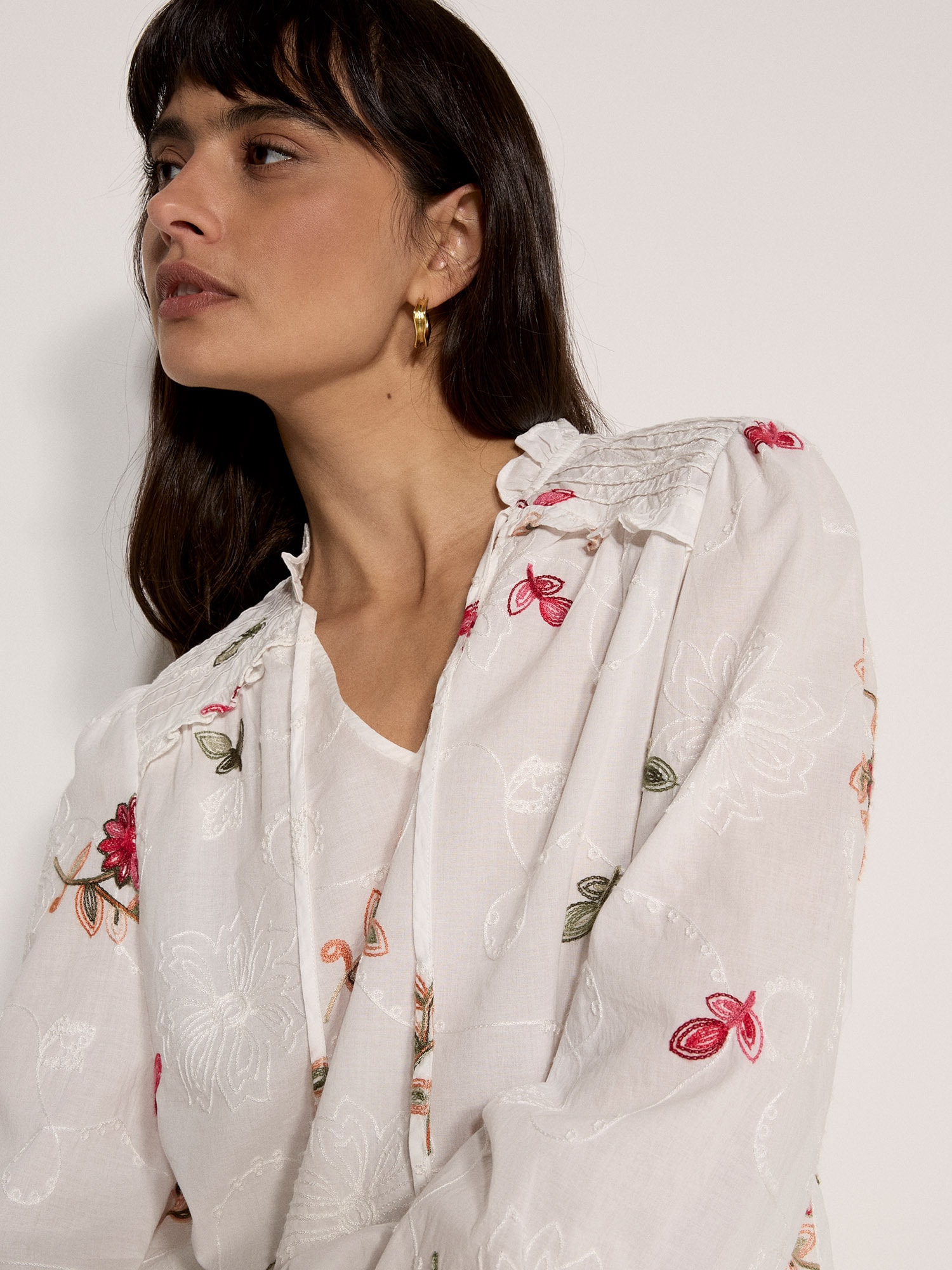 Apricot Klassische Bluse »Bluse« mit Stickerei