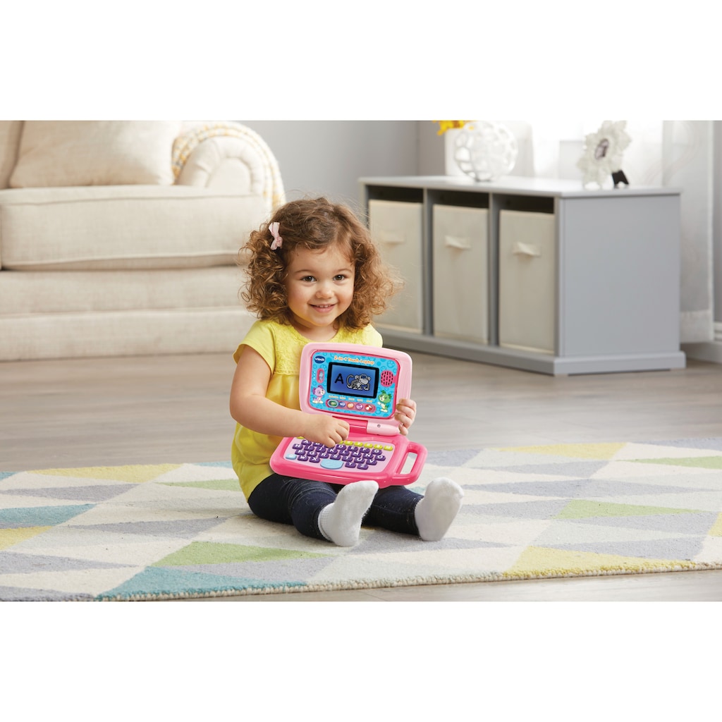 Vtech® Kindercomputer »Ready Set School, 2in1 Touch-Laptop, pink«