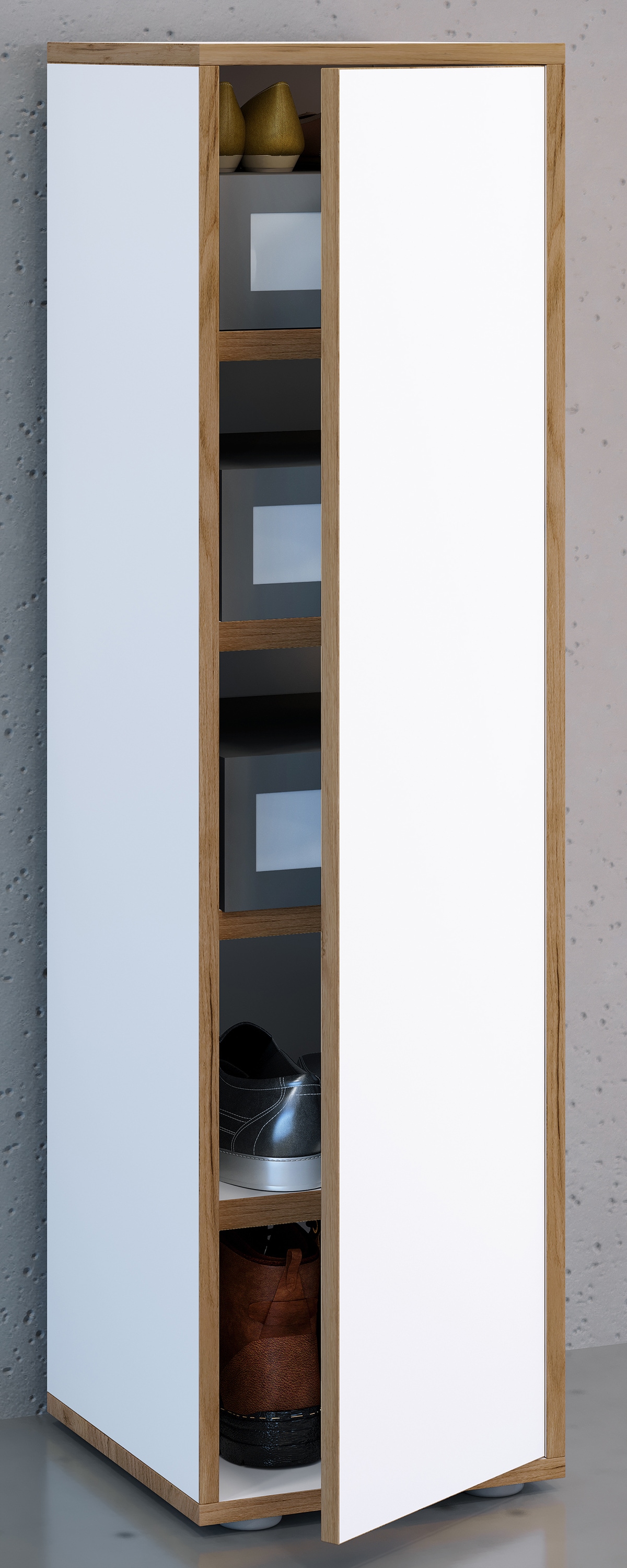 VCM Schuhschrank »XL Holz Großer Schuhschrank Schuhkommode Salia B30«