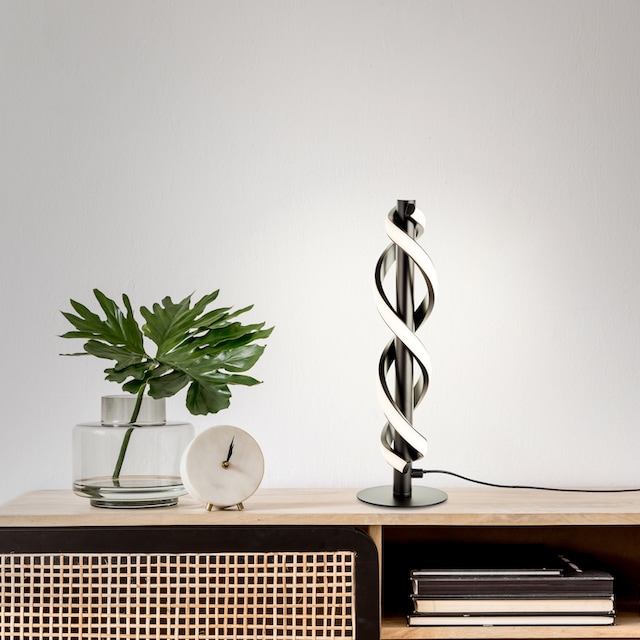 Brilliant LED Tischleuchte »Amalie«, 1100 lm, Höhe 39 cm, Ø 12 cm, Metall/ Kunststoff, schwarz online kaufen
