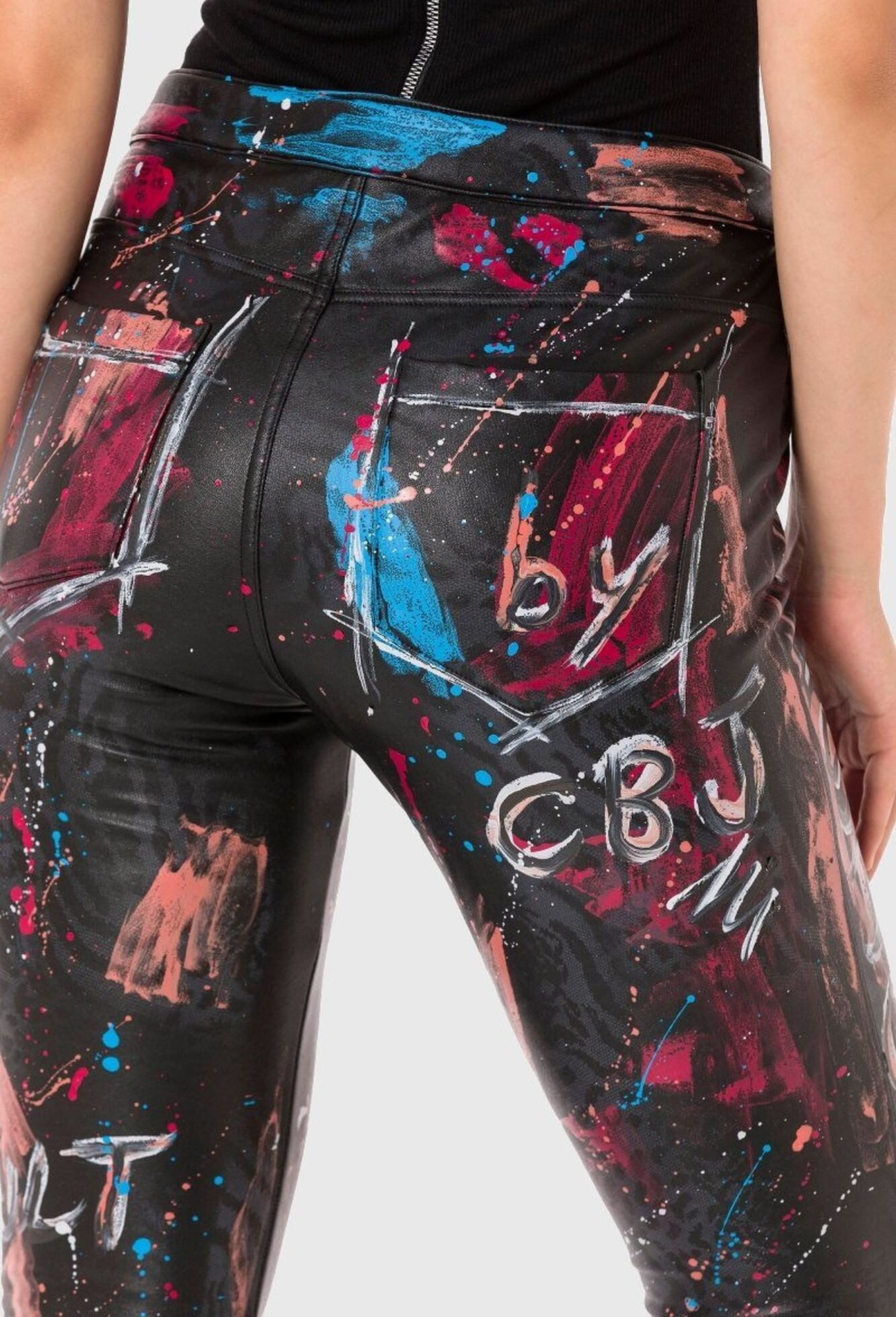Cipo & Baxx Leggings »Cipo & Baxx Hose«  mit extravaganten Print