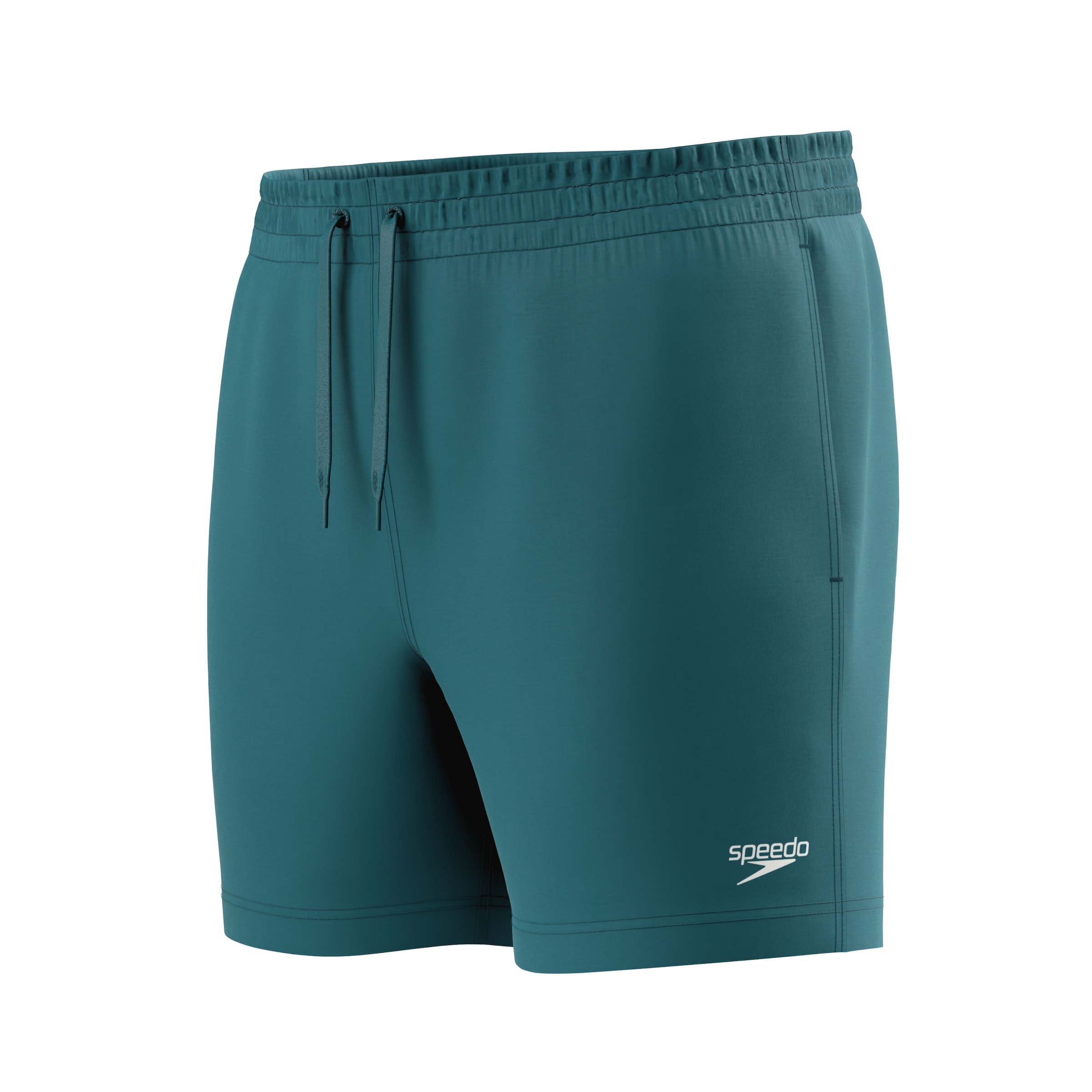 Speedo Badeshorts »ESSENTIALS WATERSHORT 16" DKGRN« mit Seitentaschen-Drainage, schnell trocknend, aus Nylon