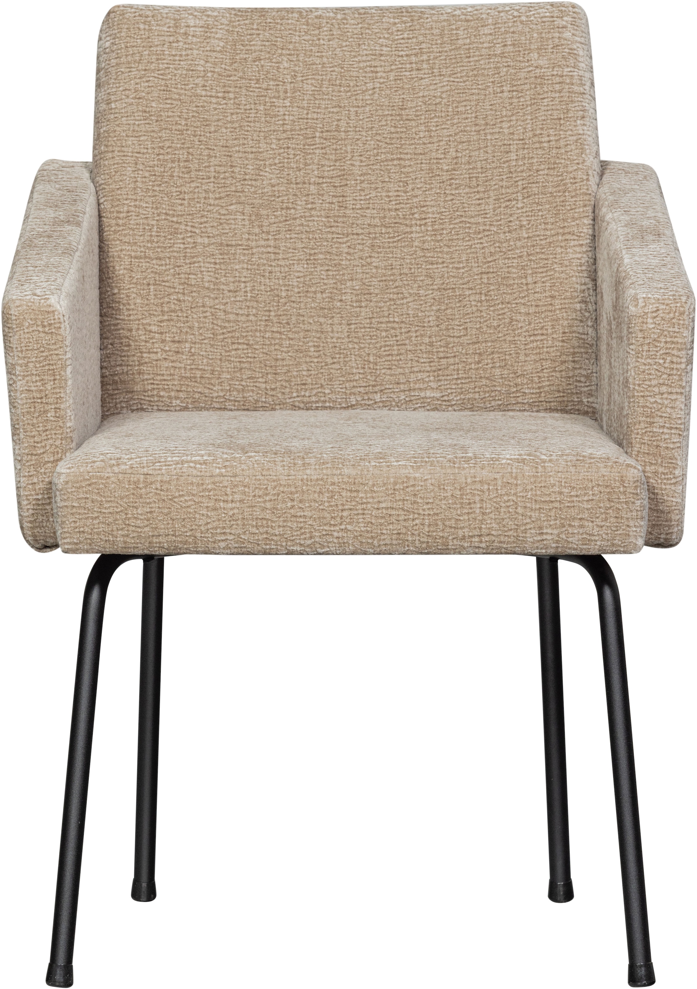 WOOOD Esszimmerstuhl »Mount mit Textur Chenille bezug en Metallgestell B 61 x T 65 x H 82 cm« (Set) 2 Stk.Maximale Verschleißfestigkeit, mit mattem Glanz, Tragkraft 100 kg