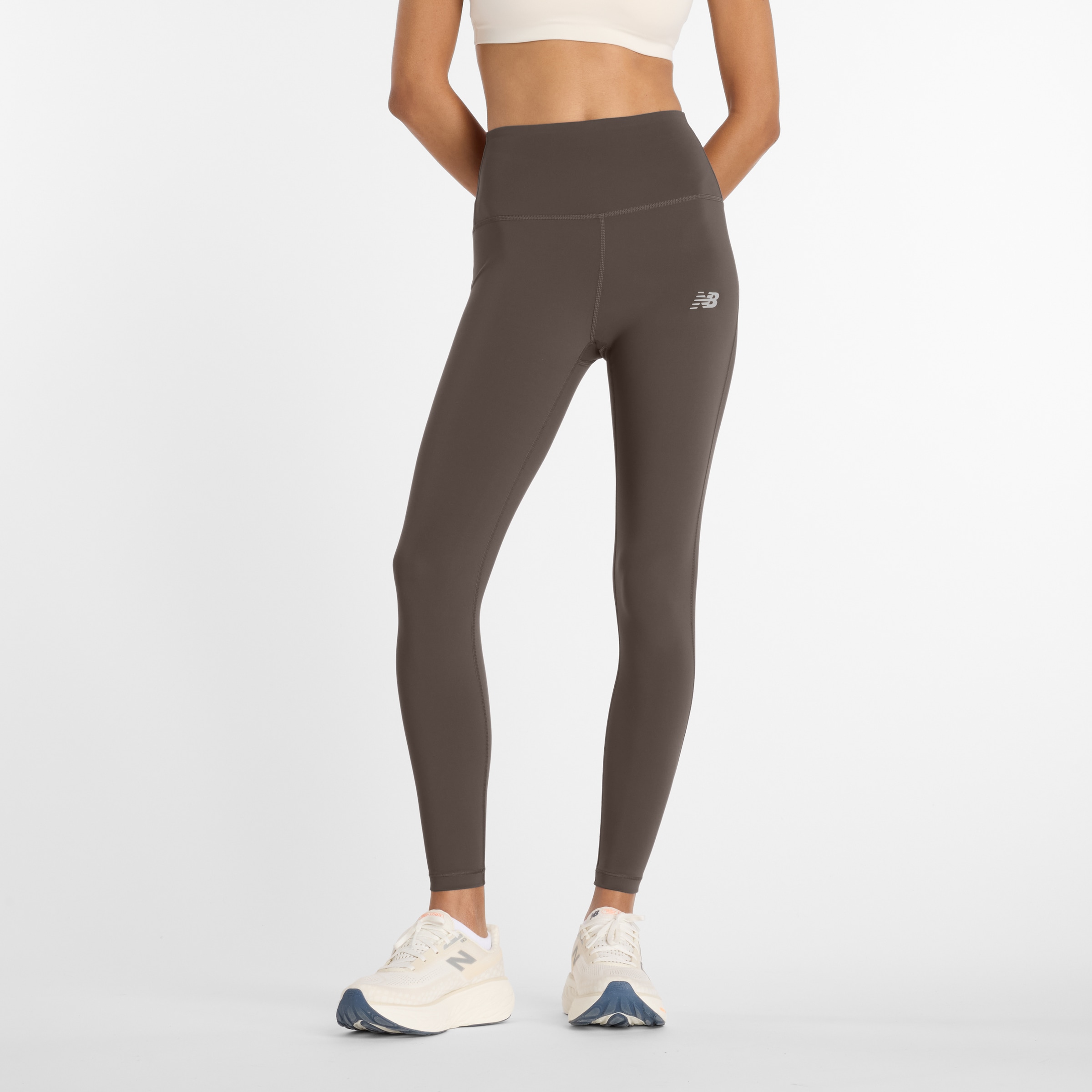 New Balance Lauftights »Sleek High Rise Legging 25"«  hoher Bund, sportlicher Stil, für Erwachsene
