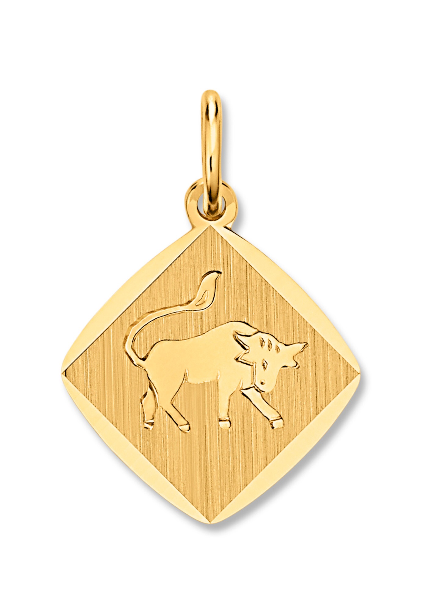 ONE ELEMENT Sternzeichenanhänger »Stier Sternzeichen Anhänger aus 333 Gelbgold«, Astro