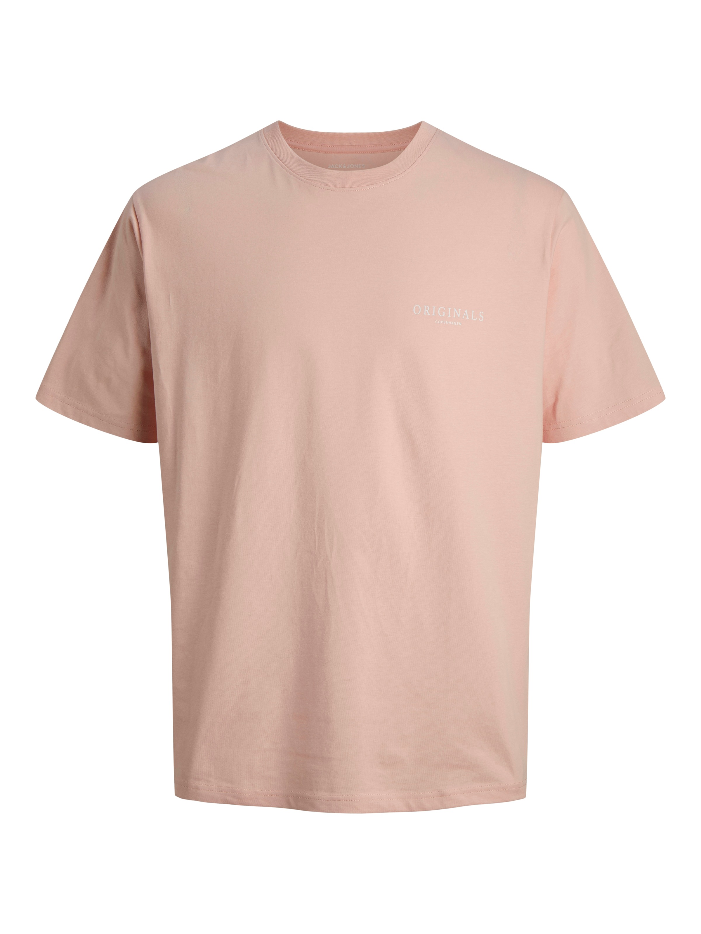 Jack & Jones Kurzarmshirt »JORMONTAUK AOP BACK TEE SS CREW NECK« Baumwolle, regular fit