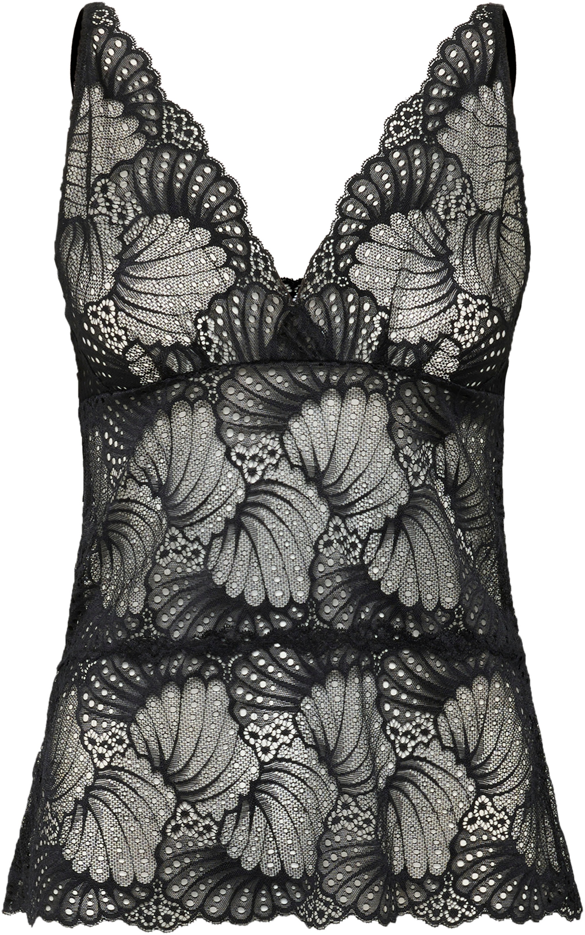Saint Tropez Spitzentop »DaisySZ top«, transparent