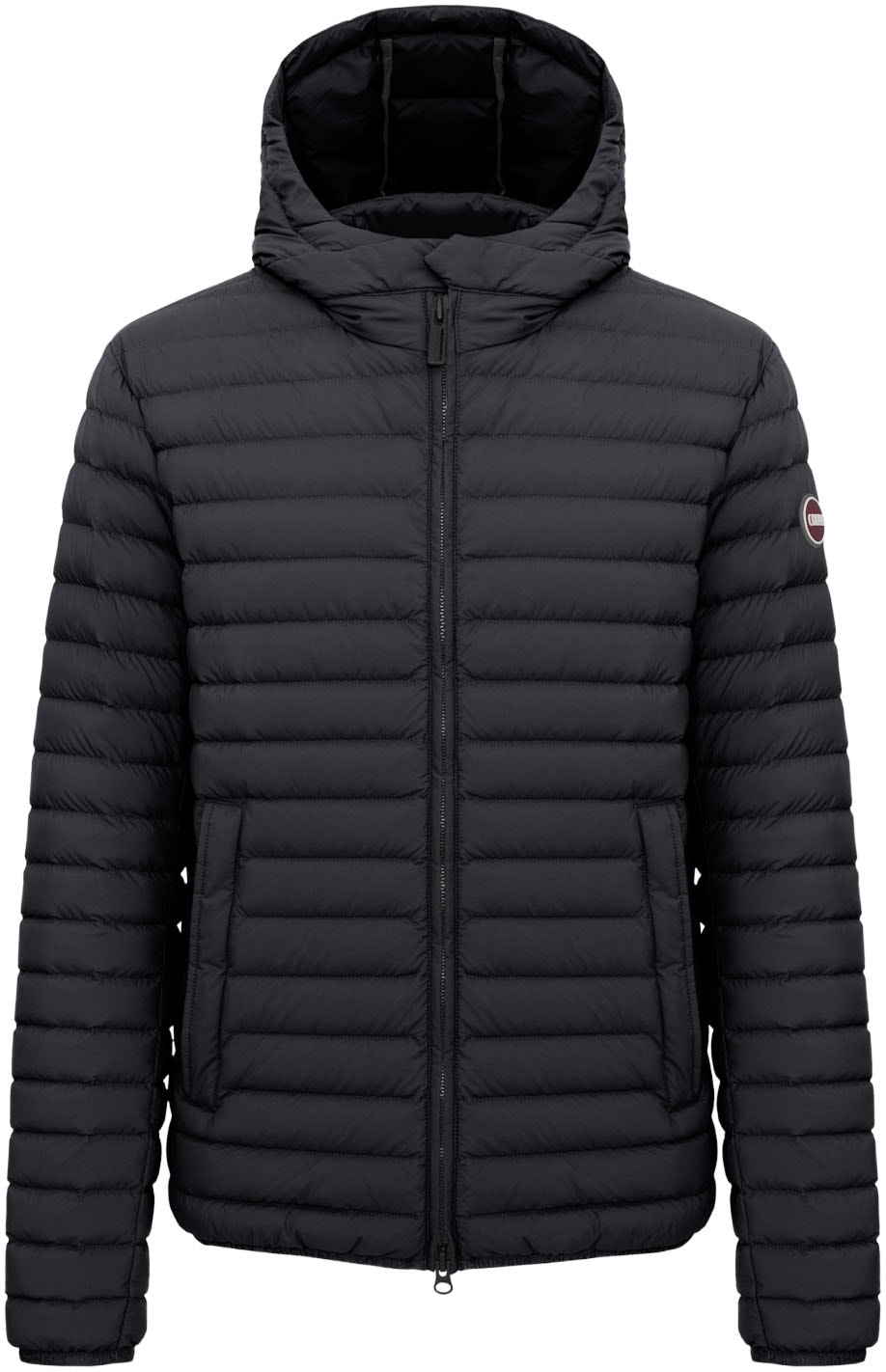 Colmar Leichtdaunenjacke mit Kapuze Zwei-Wege-Reißverschluss, Druckknopf an der Kapuze, Regular Fit