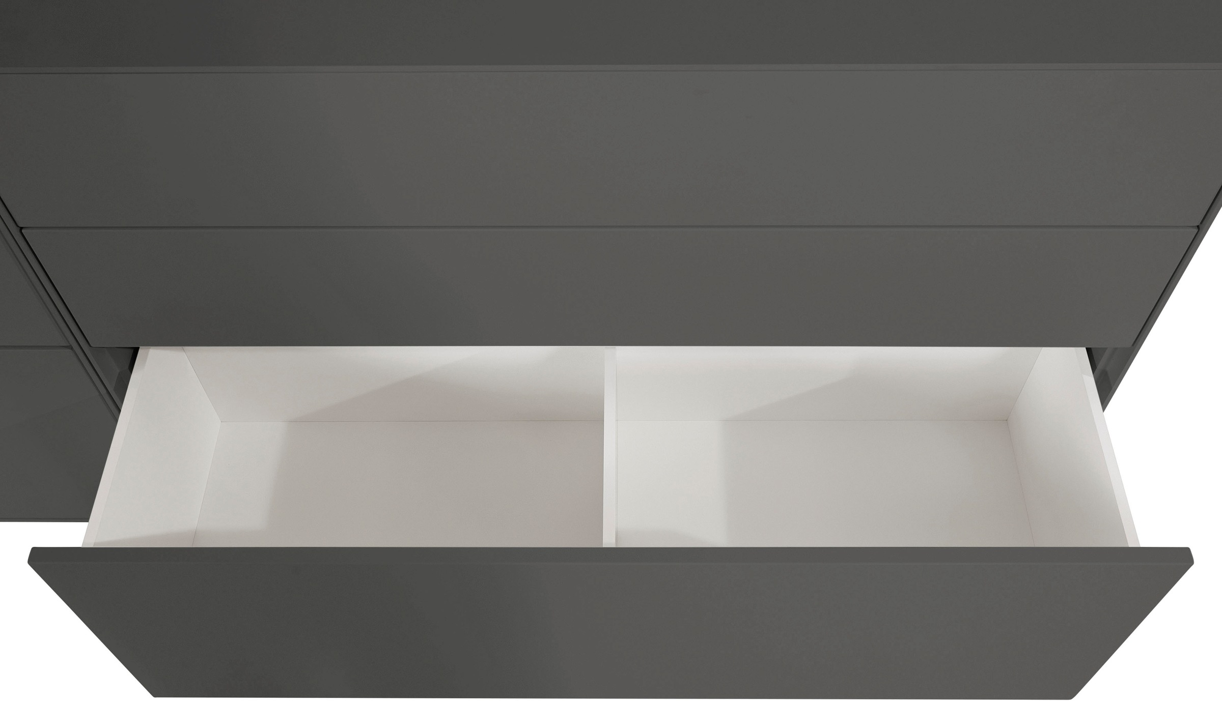 LeGer Home by Lena Gercke Sideboard »Essentials«, (2 St.), Breite: 224cm, MDF lackiert, Push-to-open-Funktion