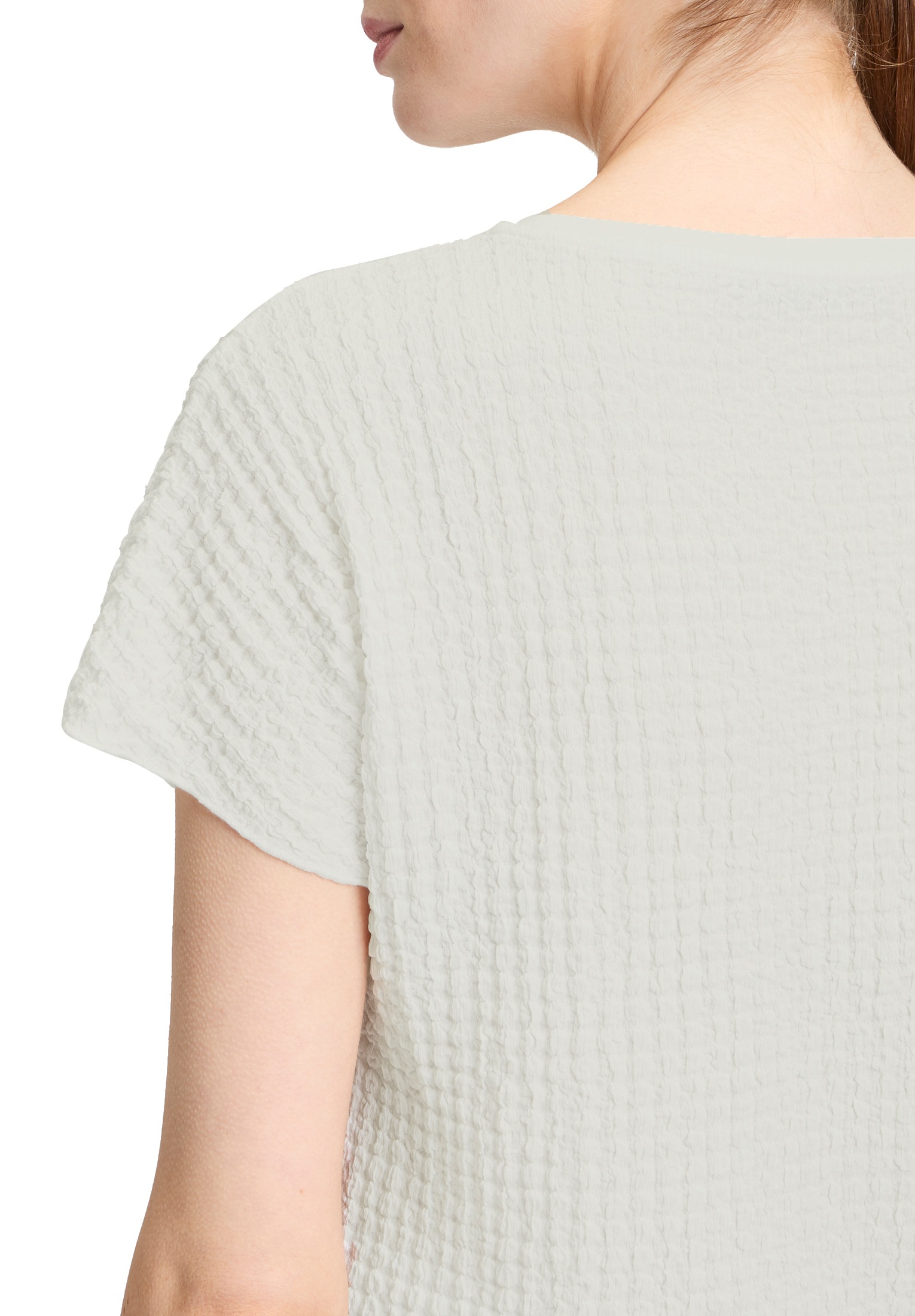 Betty Barclay Kurzarmshirt »Strukturshirt mit U-Boot-Ausschnitt«