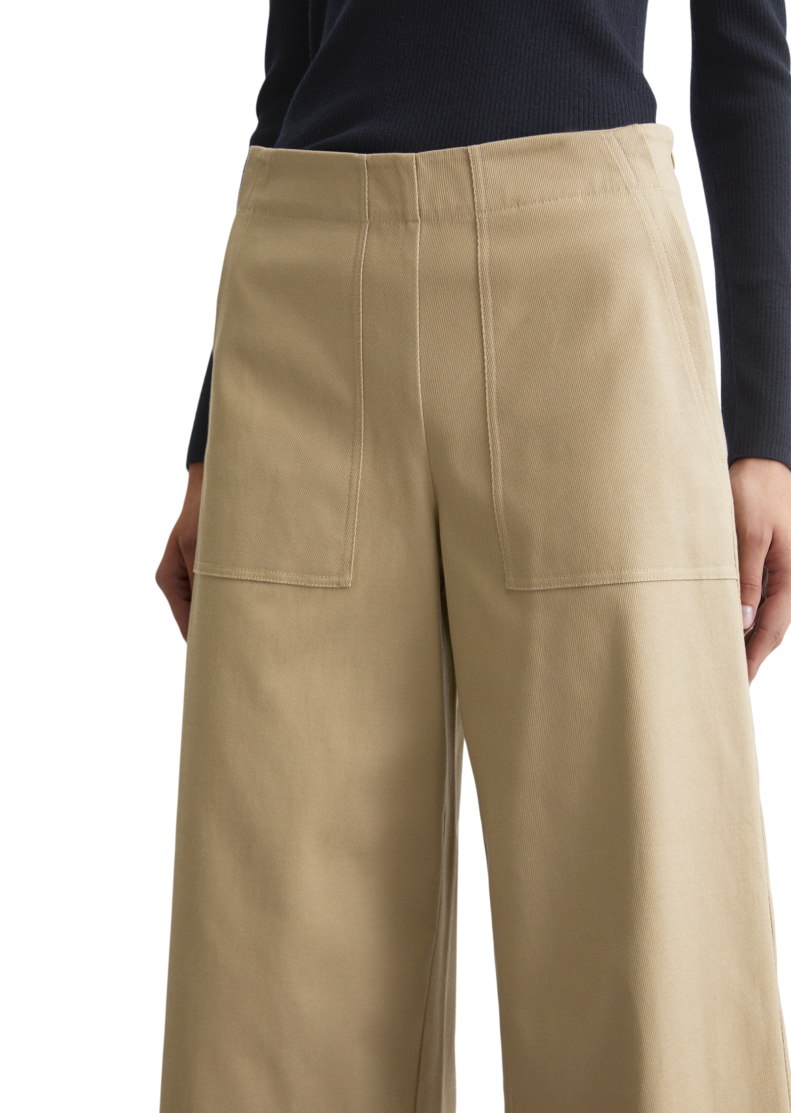 Marc O'Polo Culotte, mit seitlichem, nahtfeinem Reißverschluss