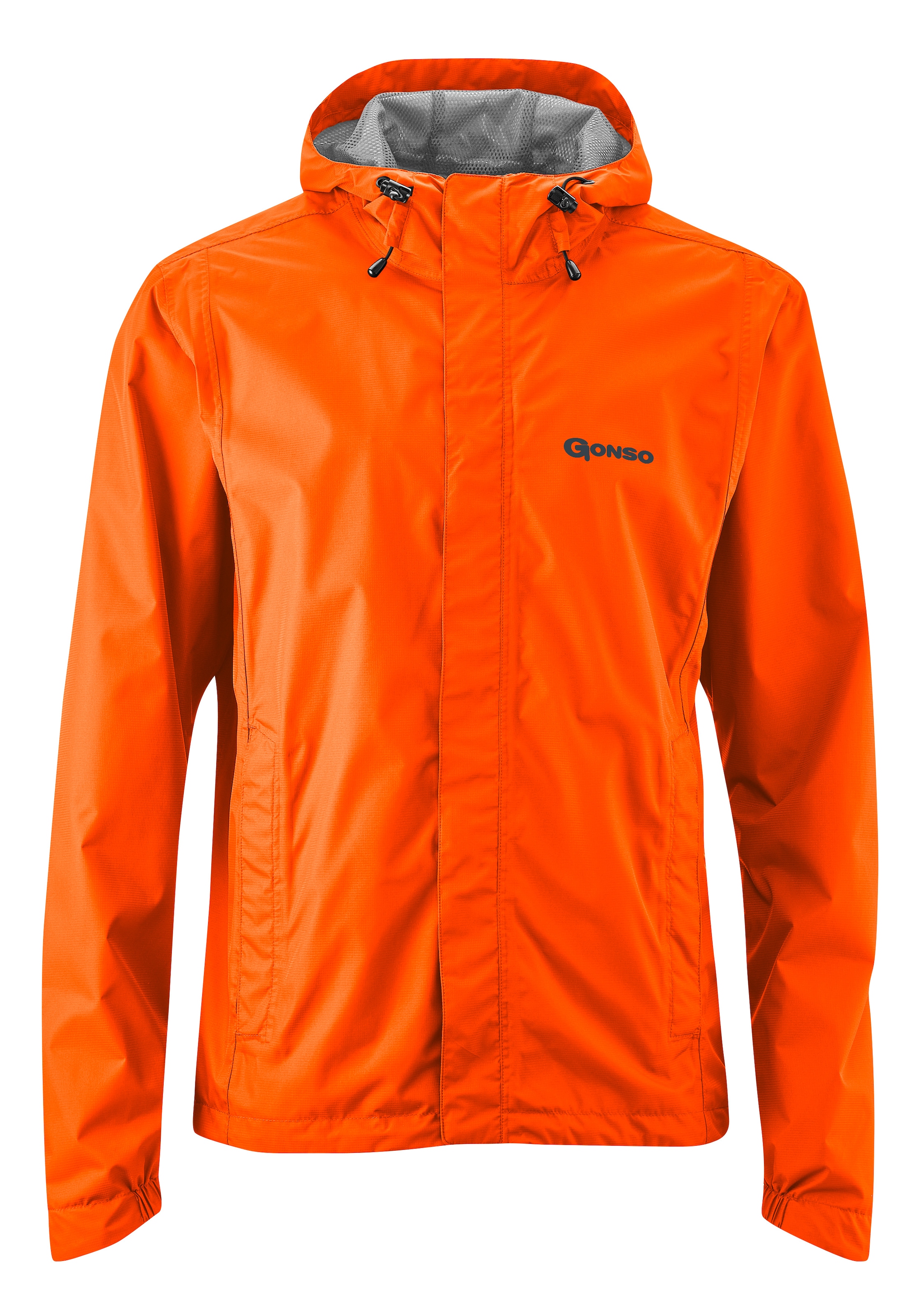 Gonso Fahrradjacke »Save Light«, Herren Regenjacke wind- und wasserdicht, Radjacke mit Kapuze