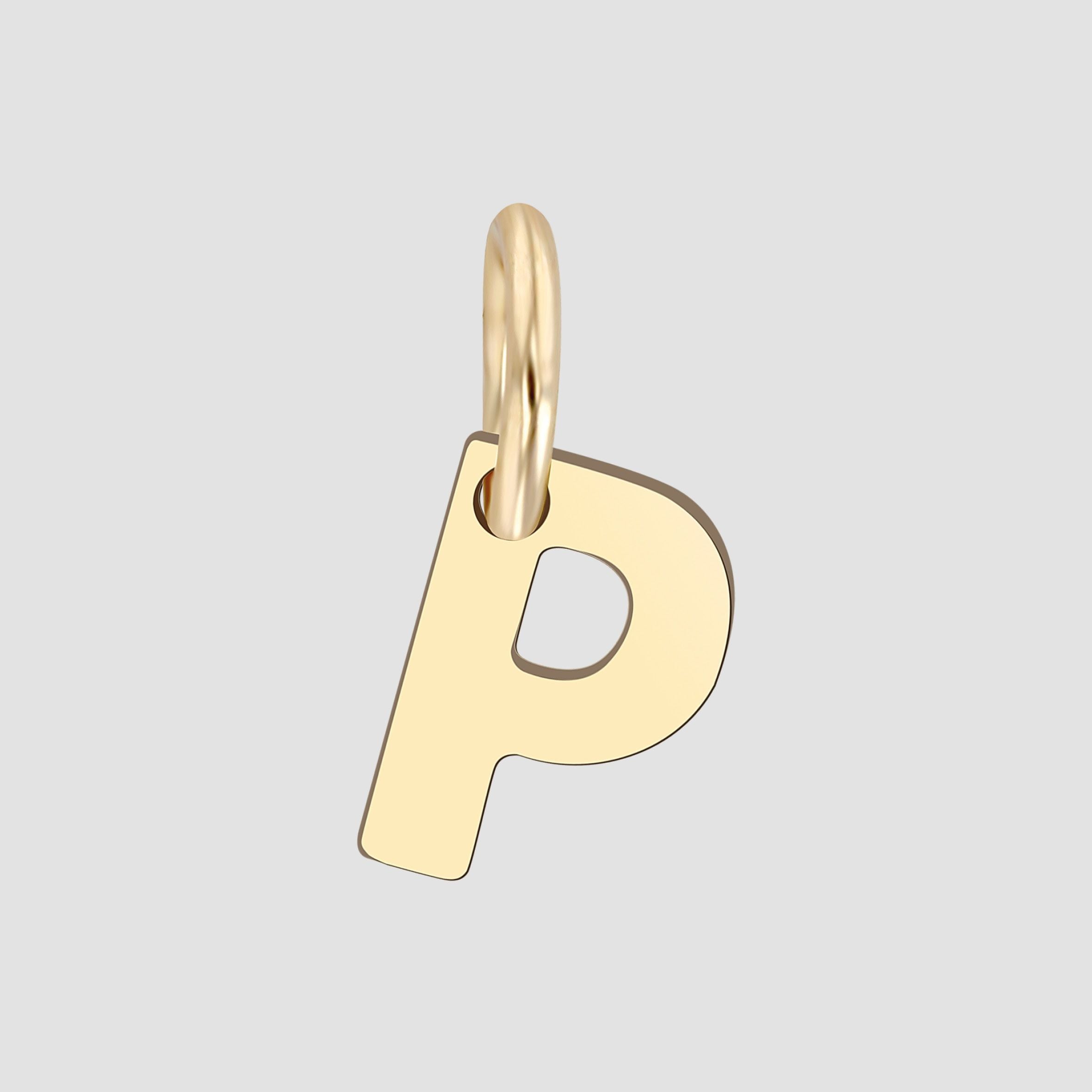 Adelia´s Buchstabenanhänger »Unisex Anhänger ¿ Buchstabe N Buchstabenanhänger aus 375 Gold«