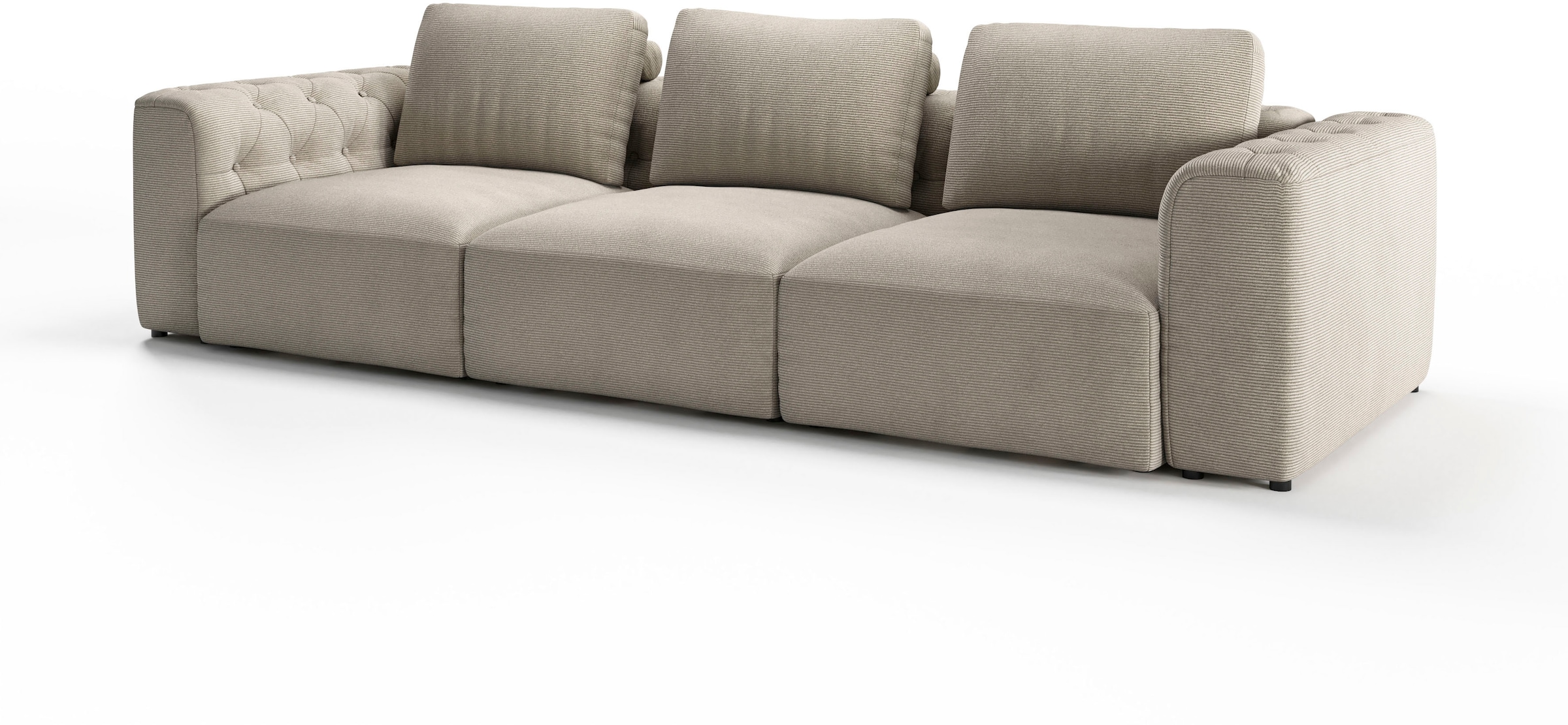 RAUM.ID 3-Sitzer »Cushid« Modulsofa, bestehend aus 3 Teilen, Breite 300 cm