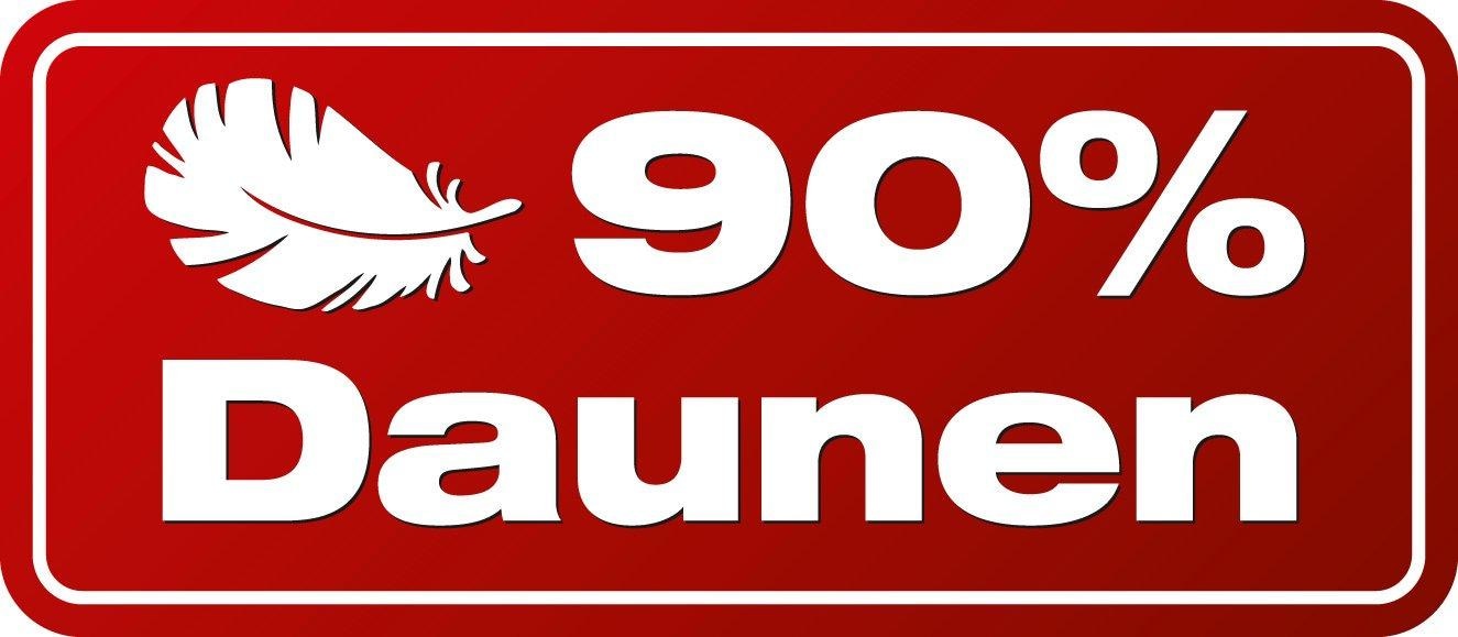 Haeussling Einziehdecke »Swiss Royal«, warm, Füllung weiße neue Daunen und Federn, Klasse I, (90% Daunen, 10% Federn), Bezug feine Einschütte, 100% Baumwolle, (1 St.)