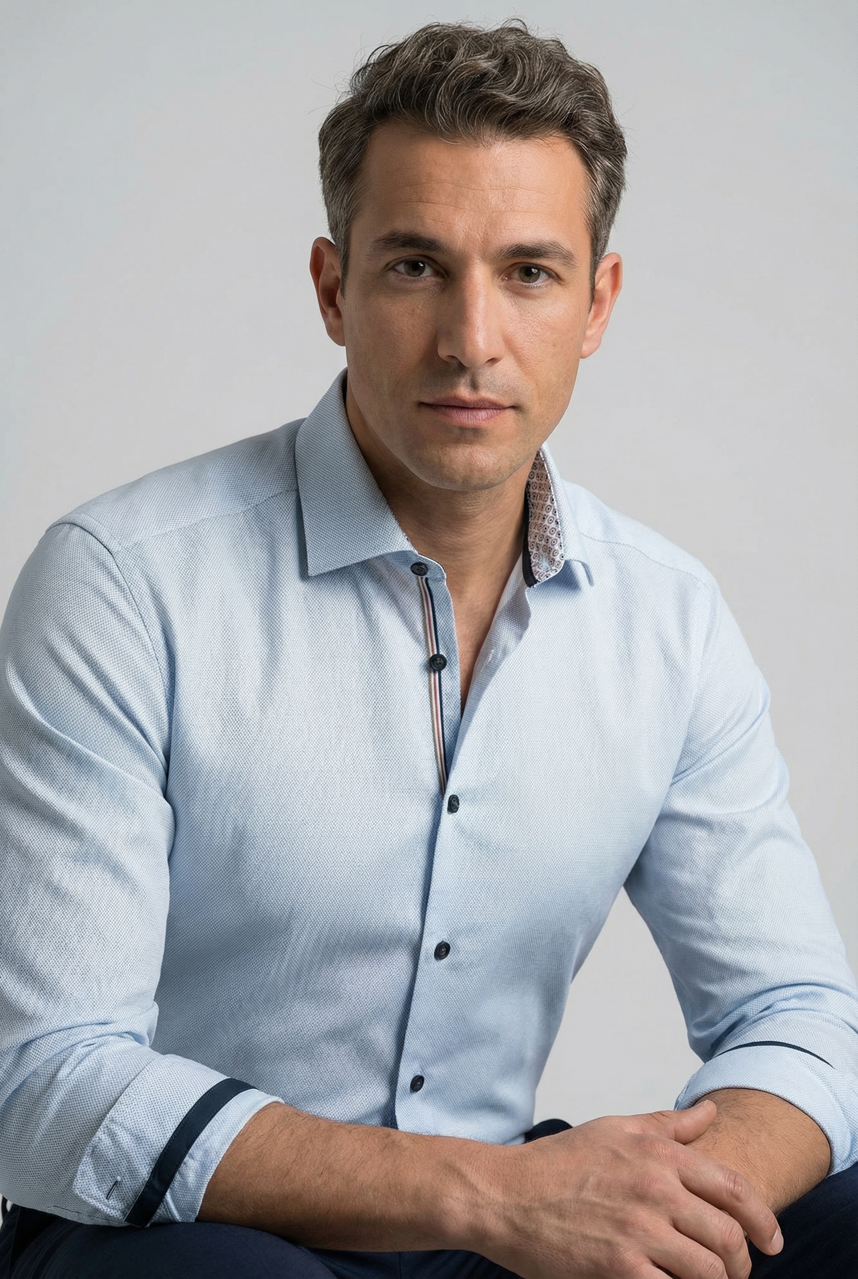 OLYMP Langarmhemd »Luxor 24/Seven« Businesshemd, New-Kentkragen, modern fit