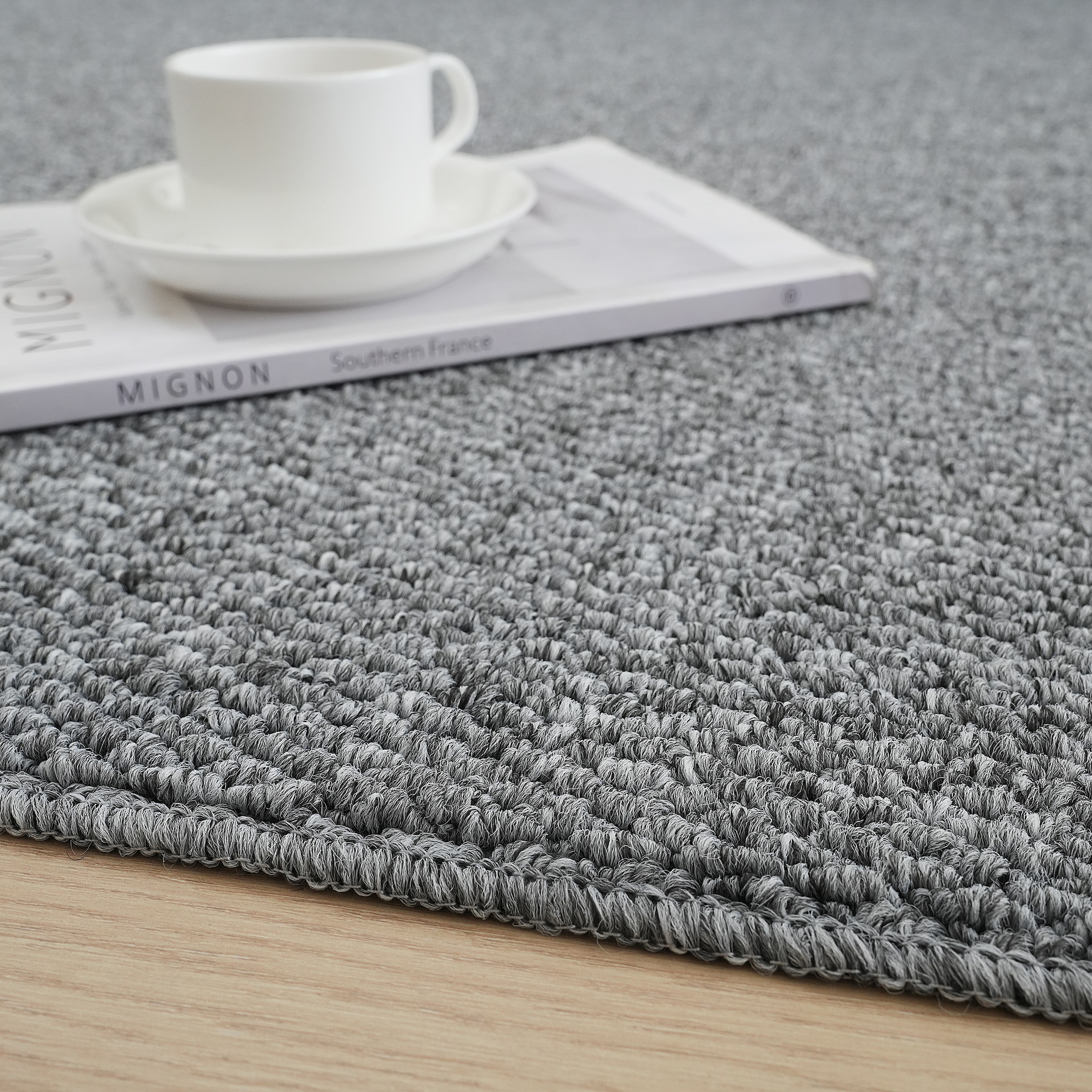 OTTO home Teppich »Lilia« rechteckig 5 mm Höhe Sisal-Optik, uni, waschbar, Wohnzimmer, Schlafzimmer, Esszimmer