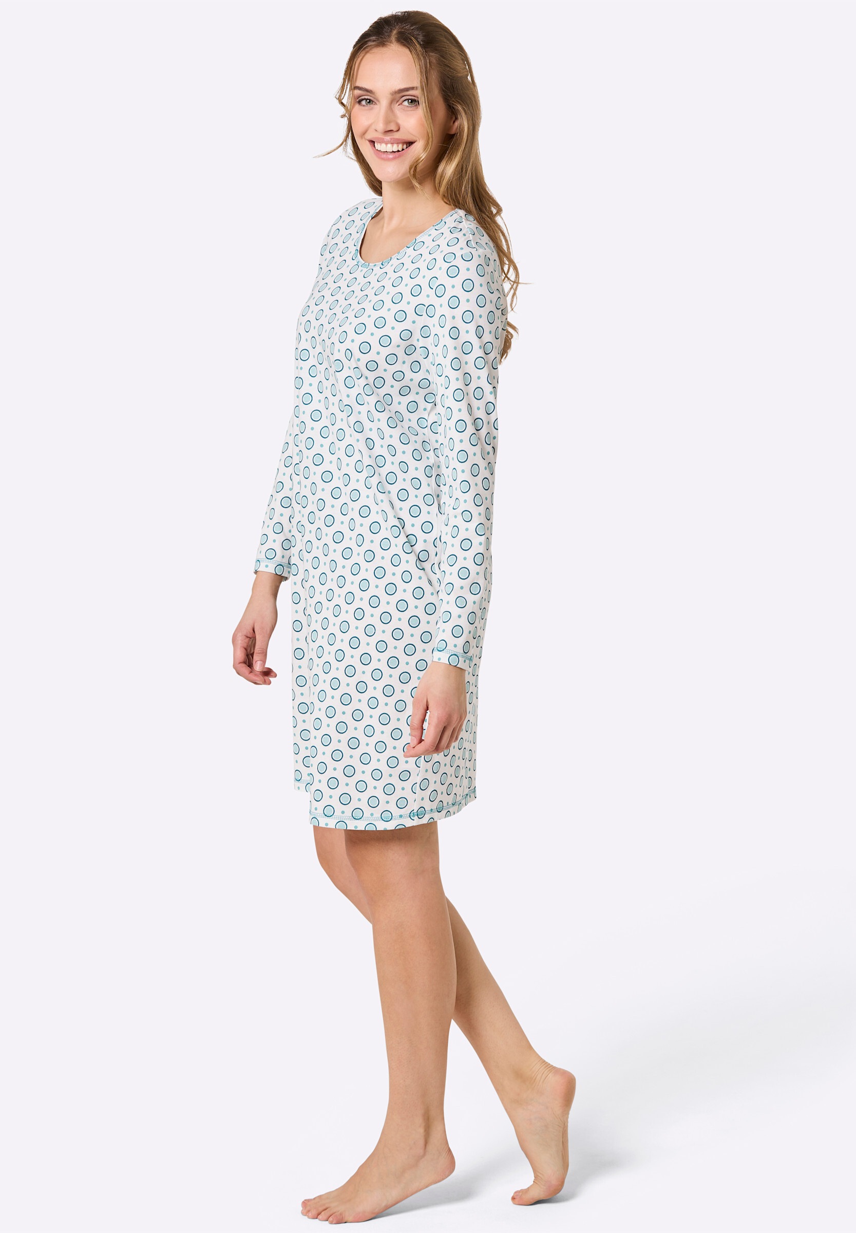 Witt Pyjama »Sleepshirts Sleepshirts mit Punkten 2 Stück« 2 Stk.