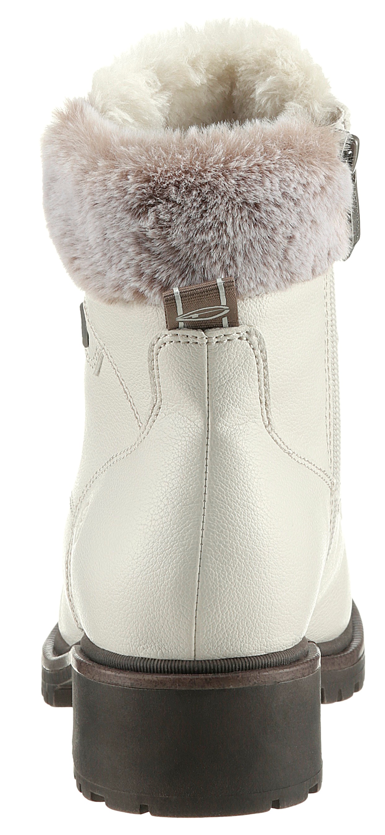 Tamaris Winterboots, Blockabsatz, Winterstiefelette, Schnürboots in veganer Verarbeitung