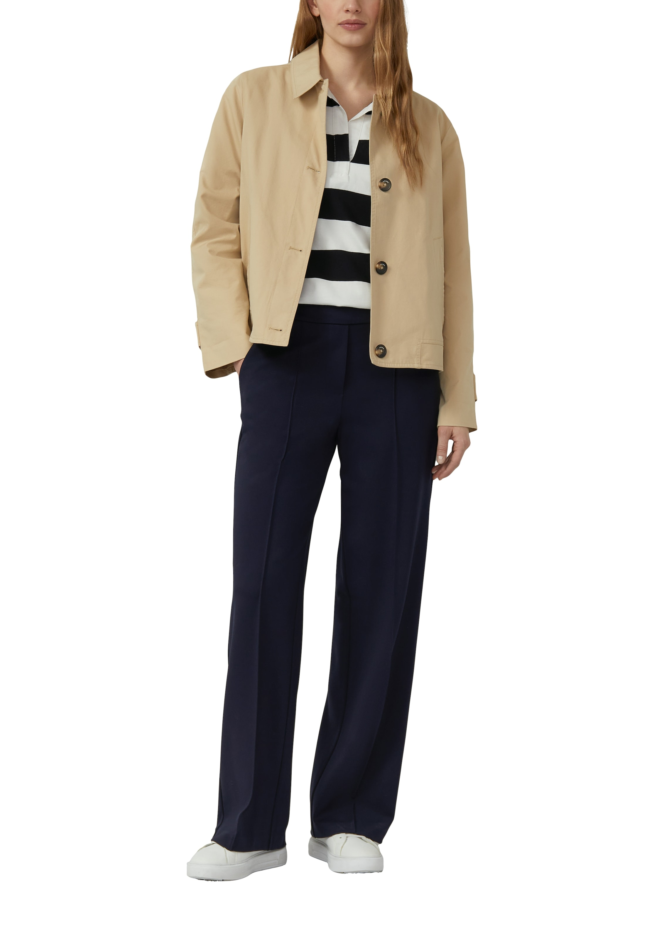 s.Oliver Jerseyhose  mit elastischem Bund