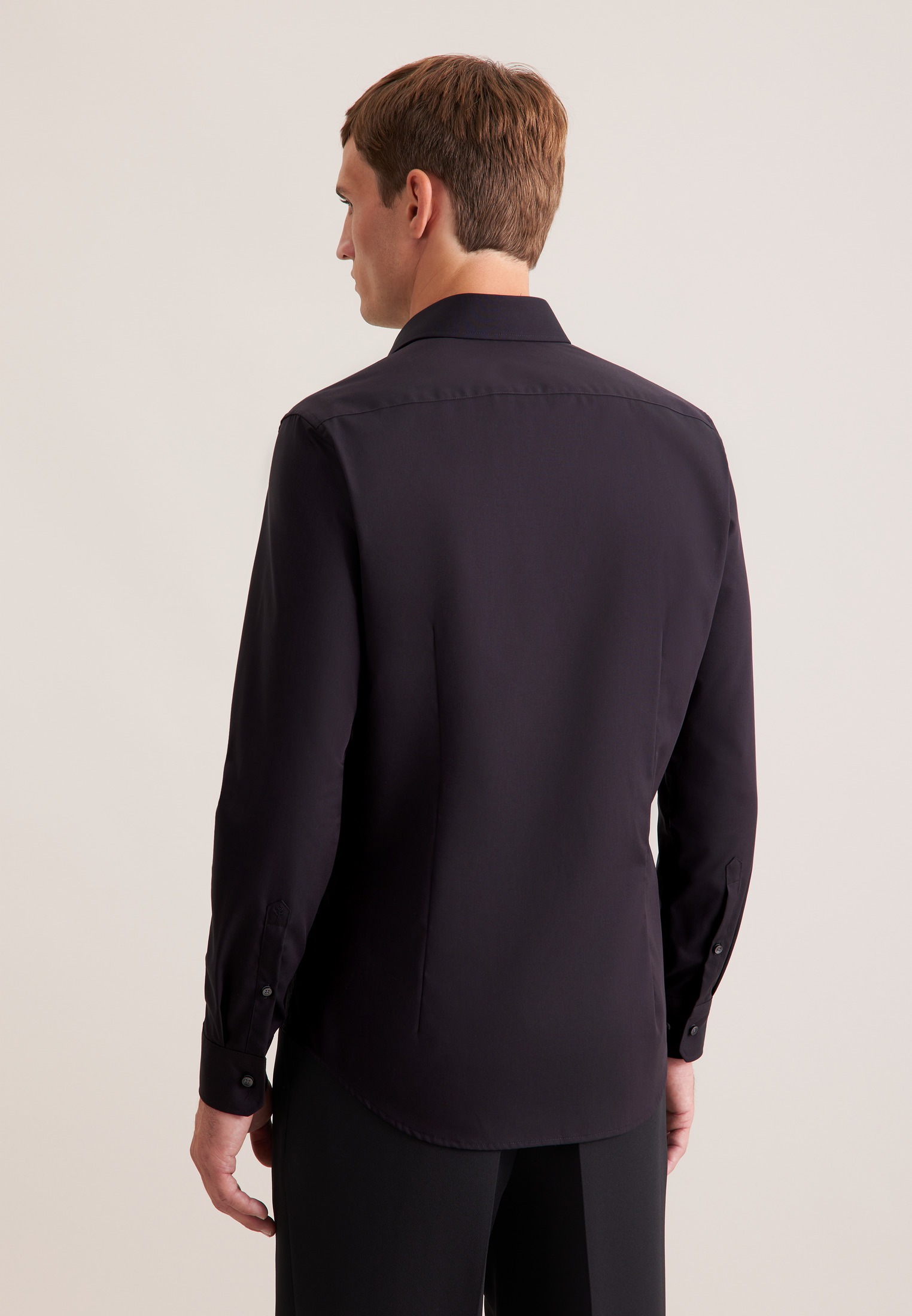 seidensticker Businesshemd »Schwarze Rose« Slim 1/1 Kentkragen Uni