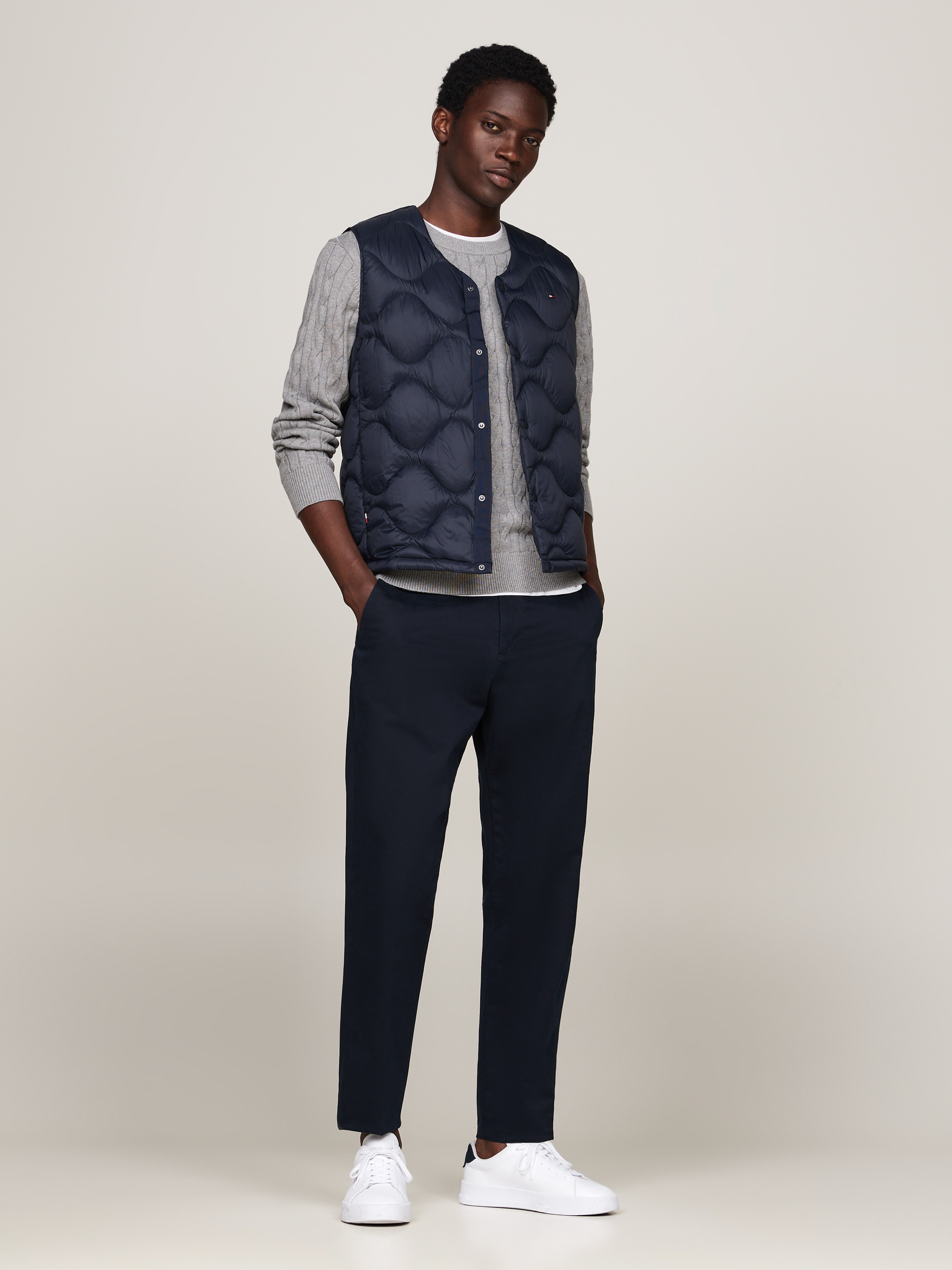 Tommy Hilfiger Steppweste »ONION QUILTED DOWN LINER VEST«, mit Zwiebelsteppung