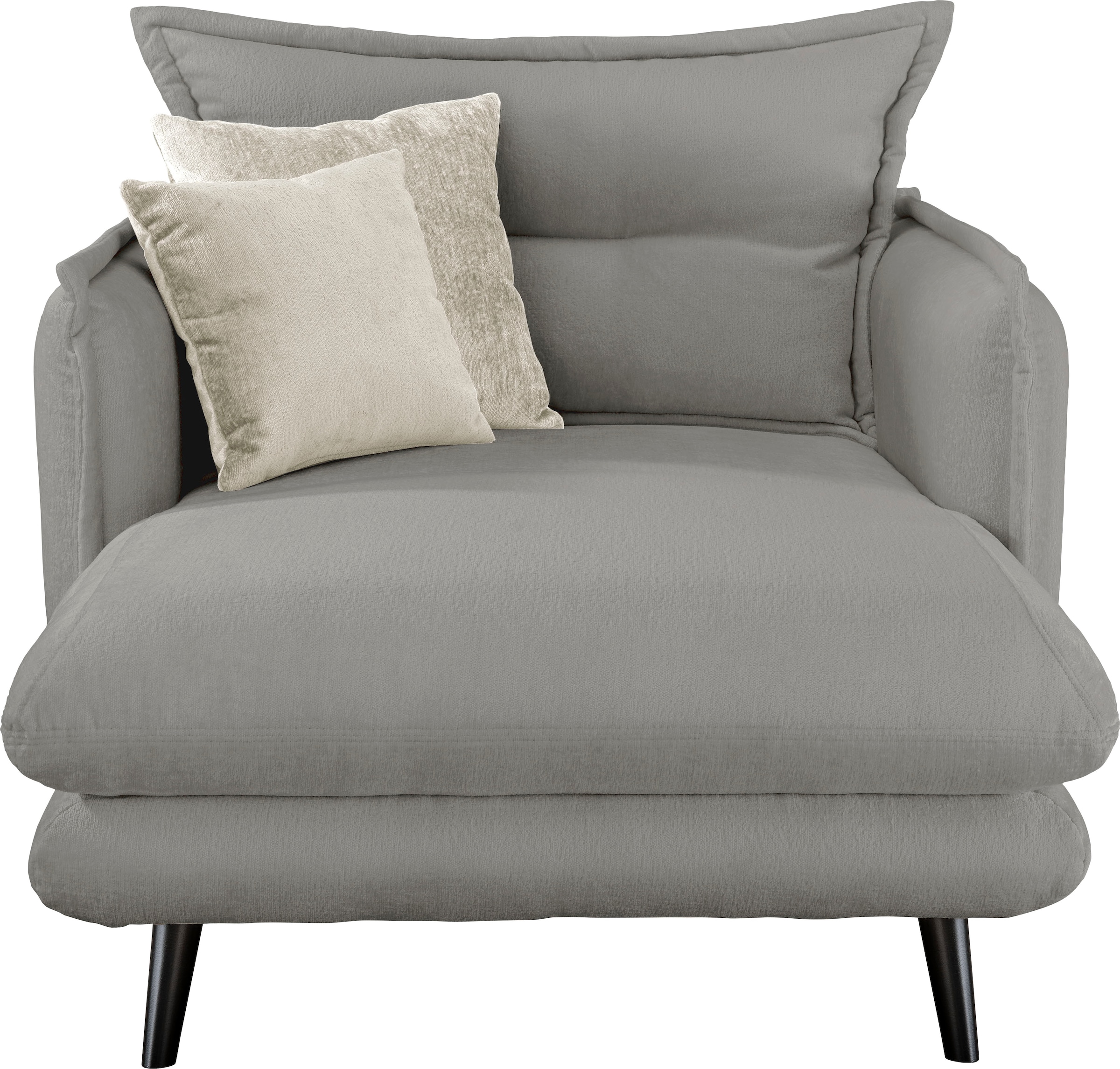 Home affaire Loveseat »Lazio« moderner Sessel mit einer bequemen Polsterung, 2 Stk. Zierkissen