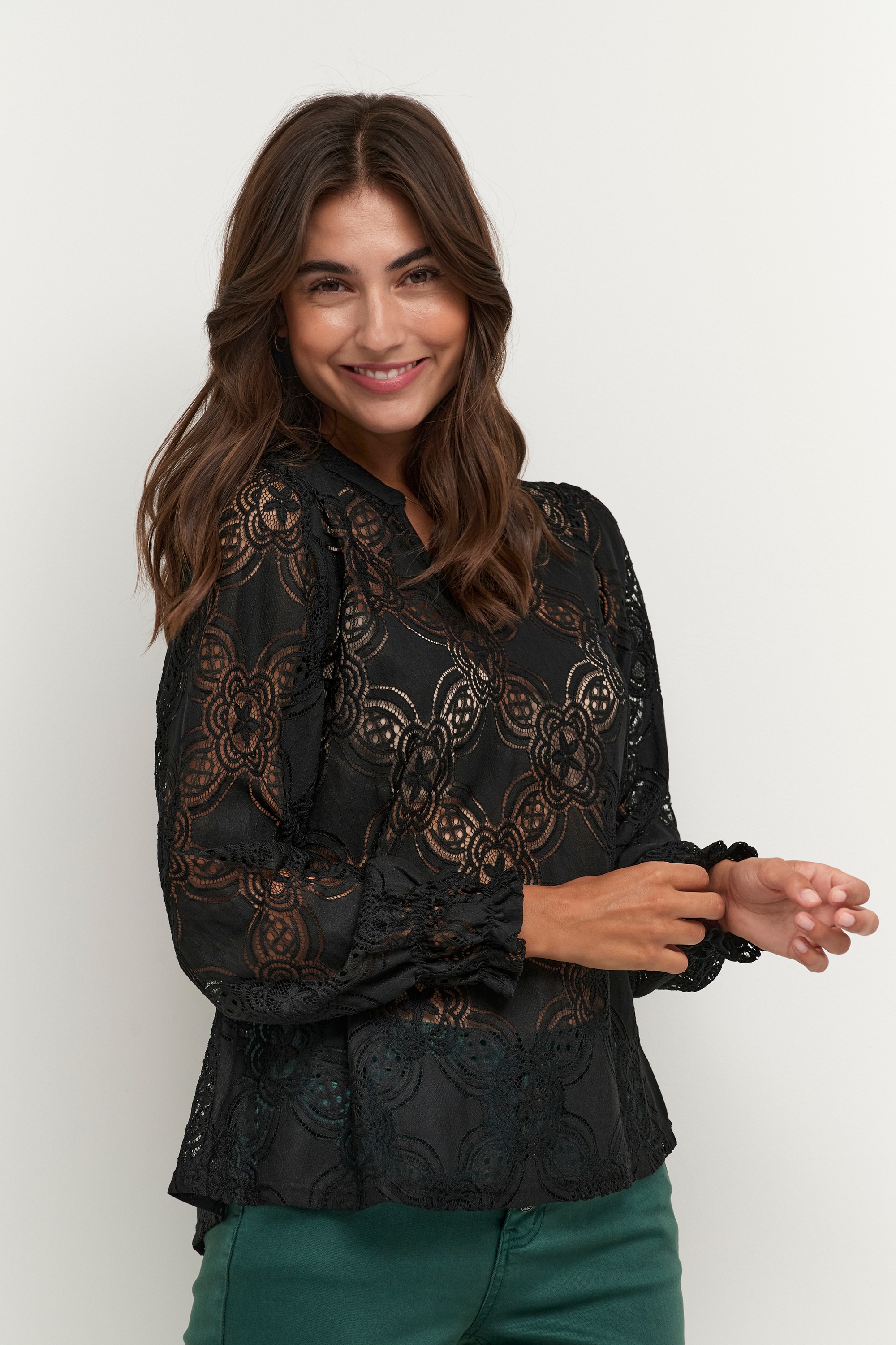 Culture Langarmbluse »Damen Bluse langarm CUolu«
