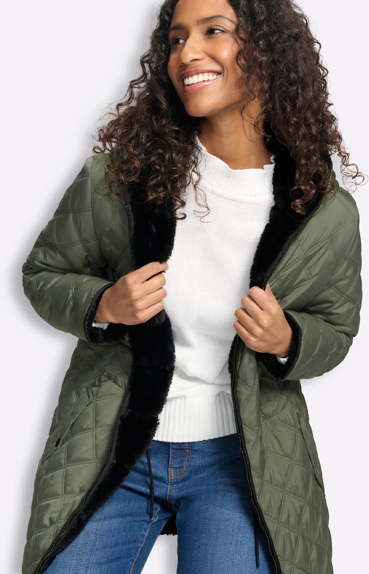 heine Wendejacke mit Kapuze