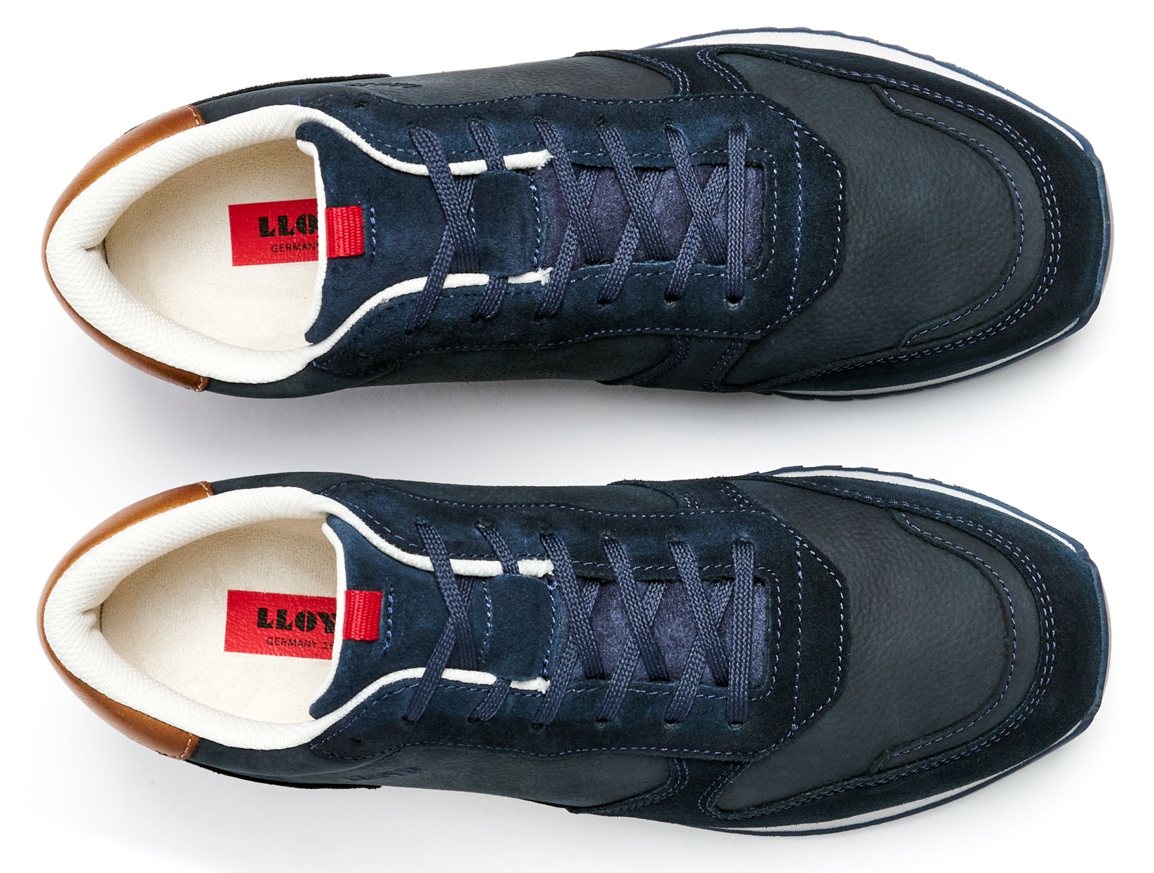 Lloyd Sneaker »EDMOND«, mit Wechselfußbett, Freizeitschuh, Halbschuh, Schnürschuh