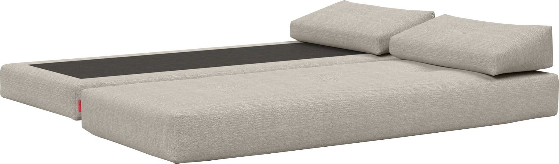 INNOVATION LIVING ™ Stapelliege »Sigmund 579 Indu-Beine«, Daybed mit zwei Federkernmatratzen, Fußteil Eiche natur