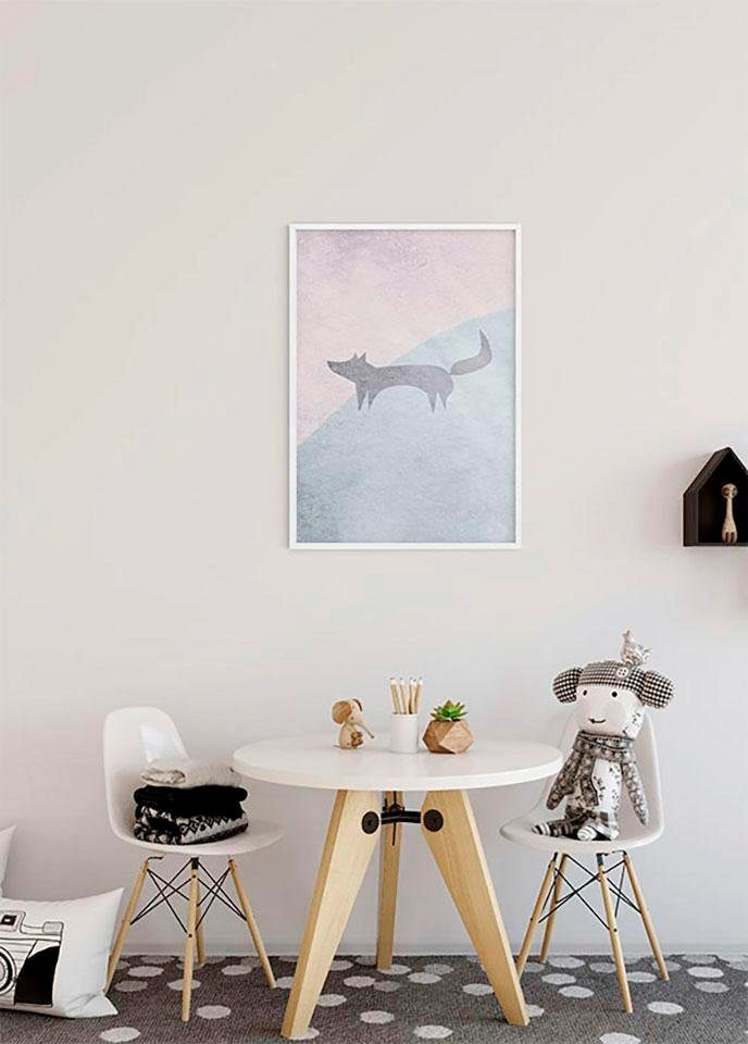 Komar Poster »Wild and Free Tiere, Kinderzimmer, Fox«, bei Wohnzimmer OTTO online Schlafzimmer