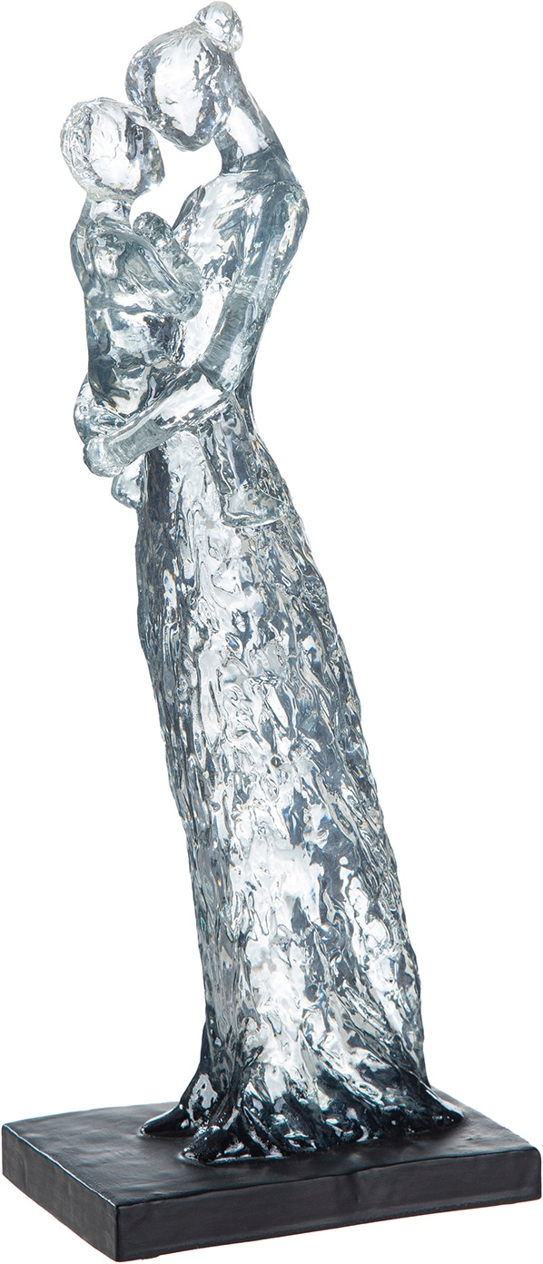 GILDE Skulptur »Skulptur Mutter und Kind schwarz H. 32 cm« Geborgenheit Liebe Emotion Familienmotiv Symbolfigur