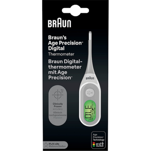 Braun Fieberthermometer »PRT2000 Digitalthermometer mit Age Precision®« im  OTTO Online Shop