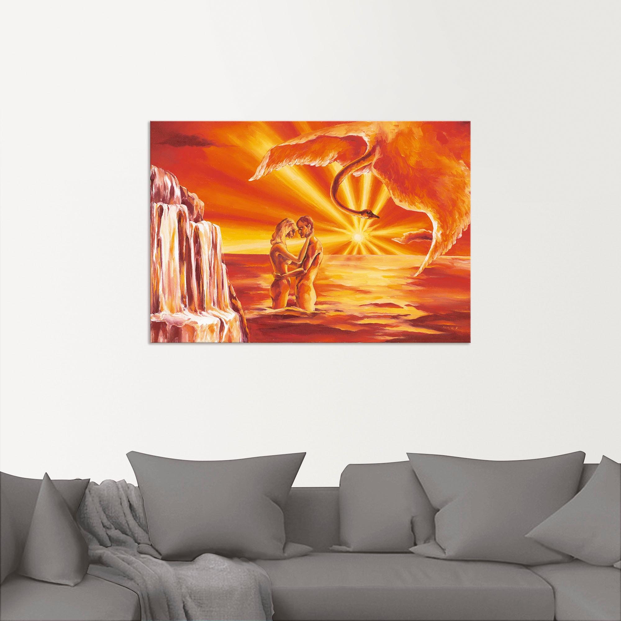 Artland Wandbild »Liebespaar«, Paar, (1 St.), als Alubild, Leinwandbild, Wandaufkleber oder Poster in versch. Größen