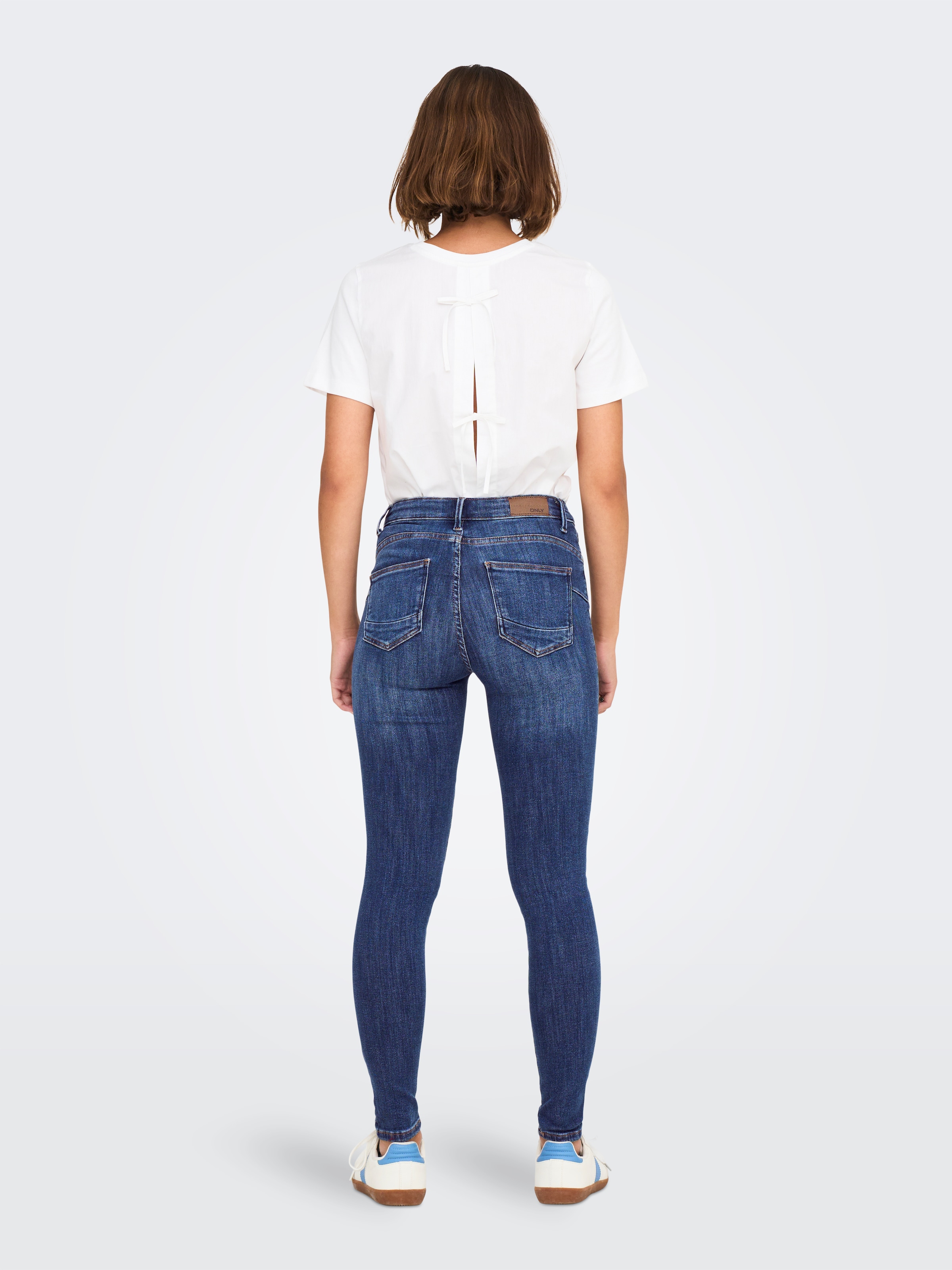 ONLY Skinny-fit-Jeans »ONLPOWER MID SK PUSHUP DNM TAI012 NOOS«