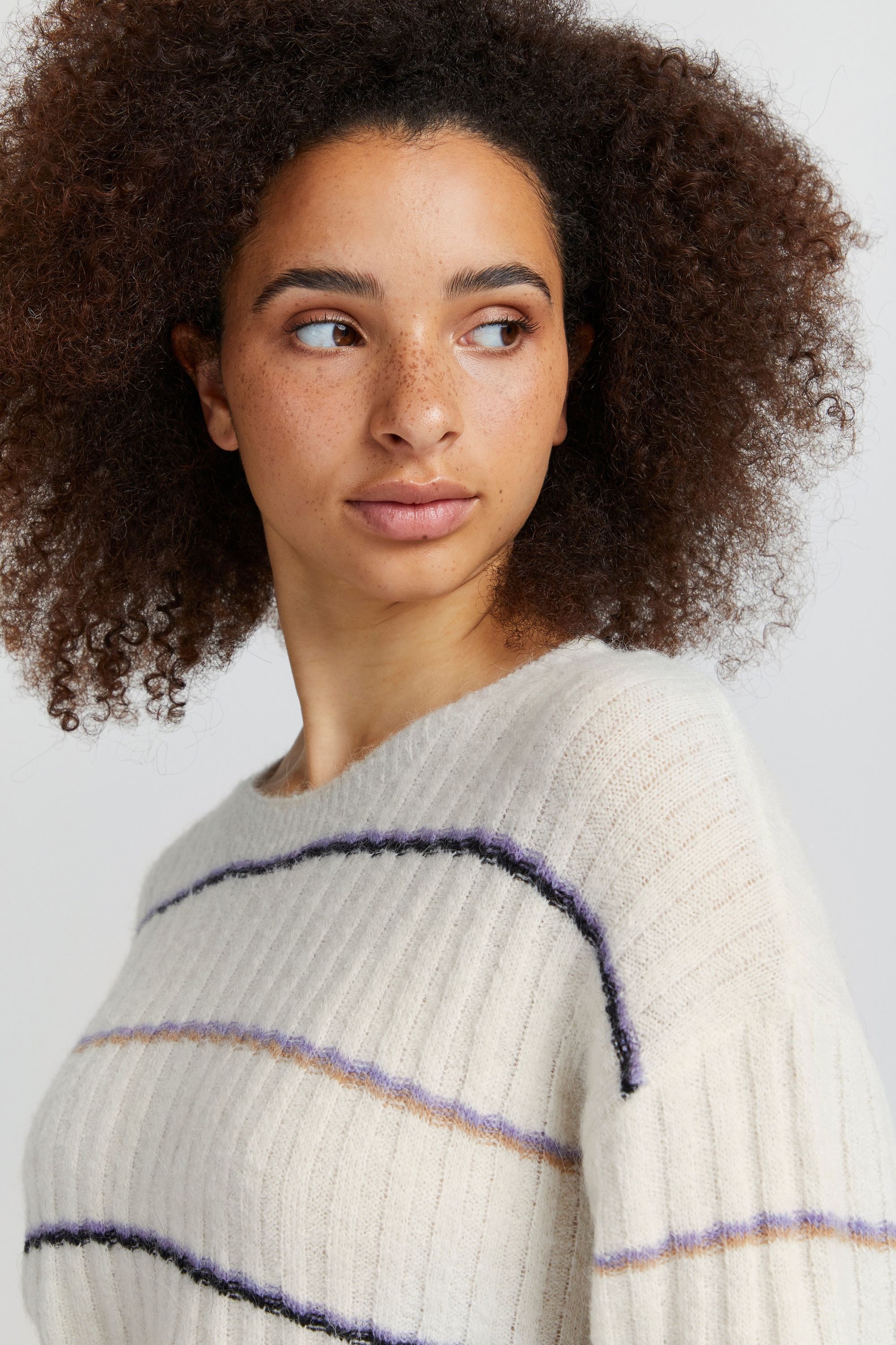 Ichi Strickfleece-Pullover »Strickpullover IHKamara«