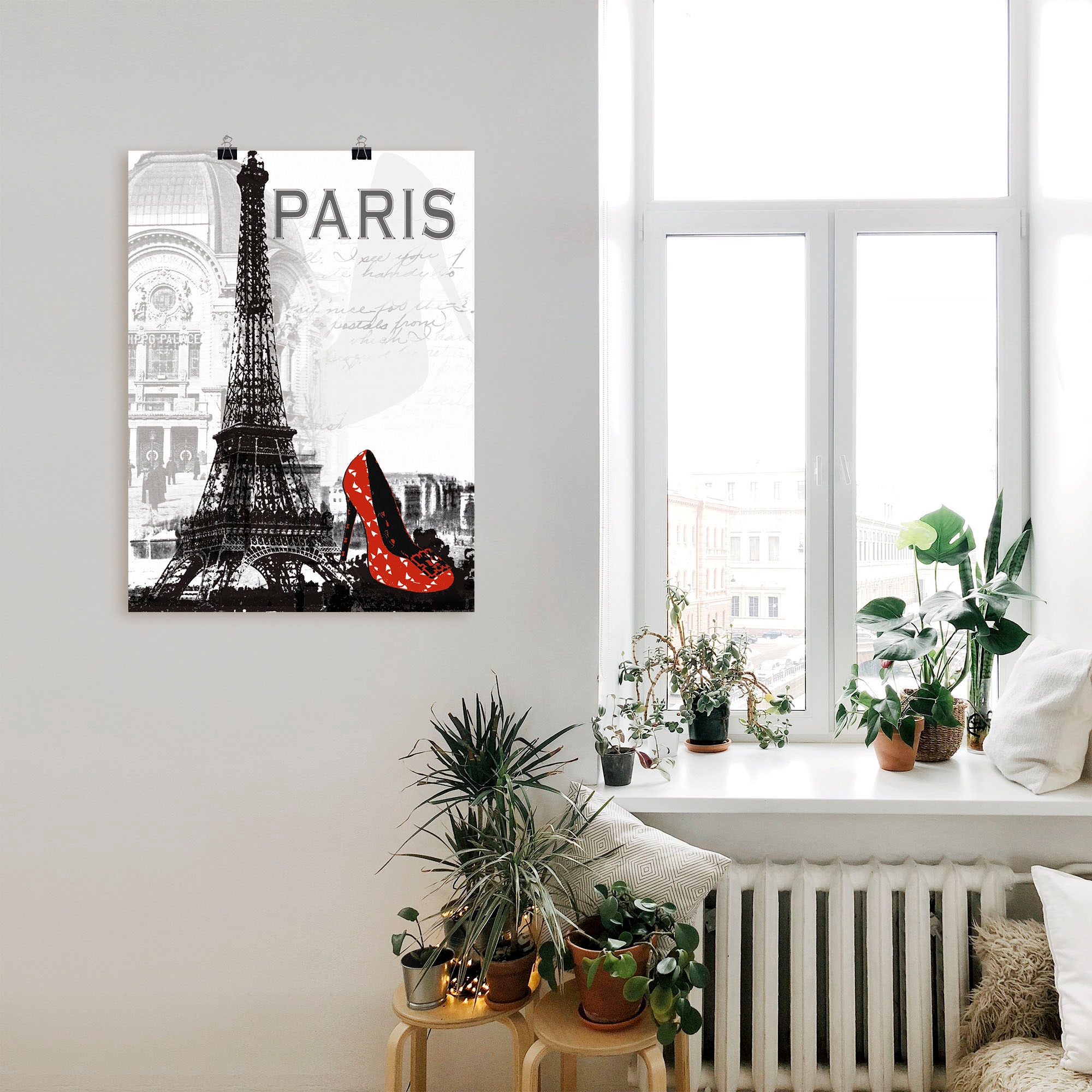 Artland Wandbild »Paris - Chic« Gebäude 1 Stk. tlg. als Alubild, Outdoorbild, Leinwandbild, Poster, Wandaufkleber