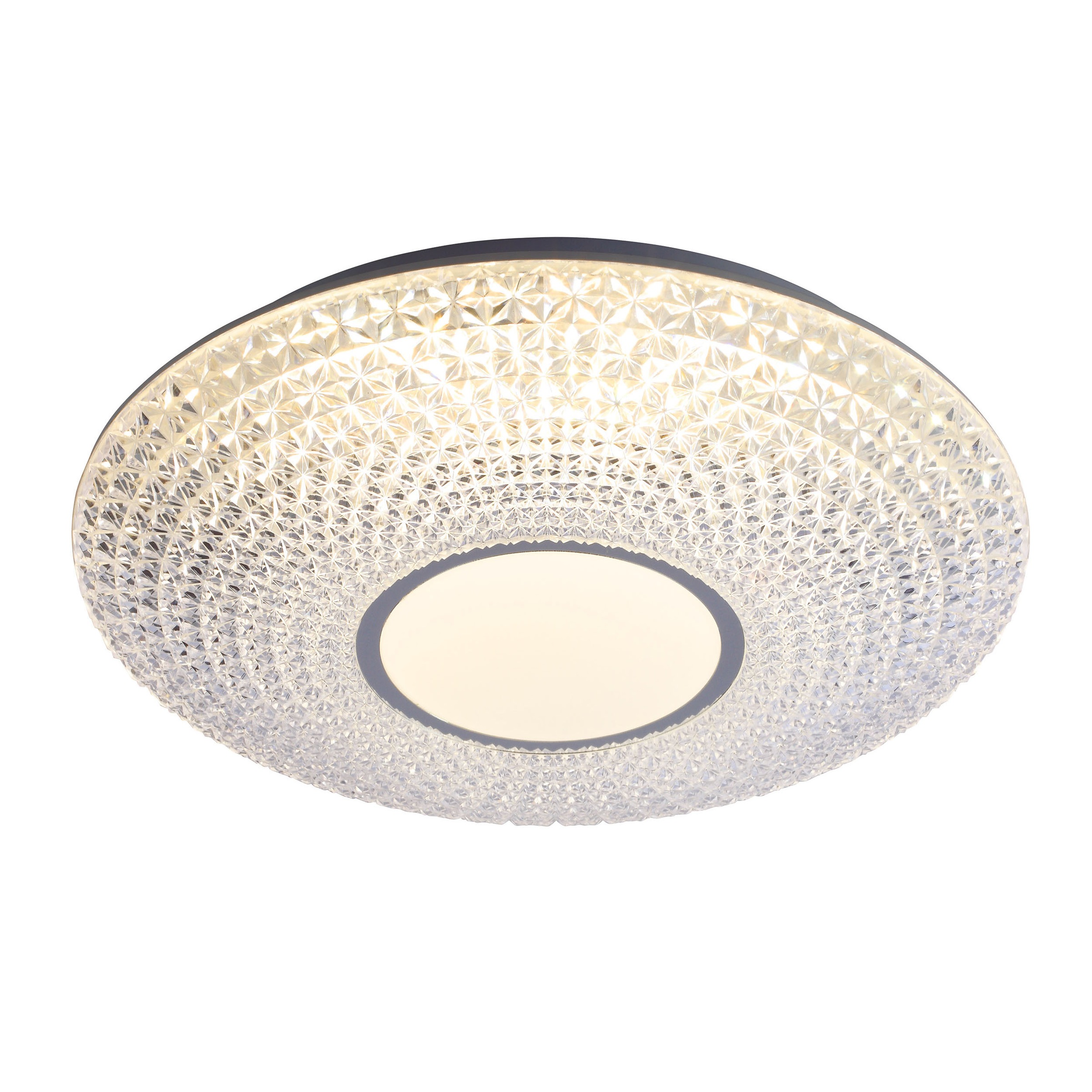 Brilliant Leuchten Nunya LED Deckenleuchte 42cm weiß/chrom