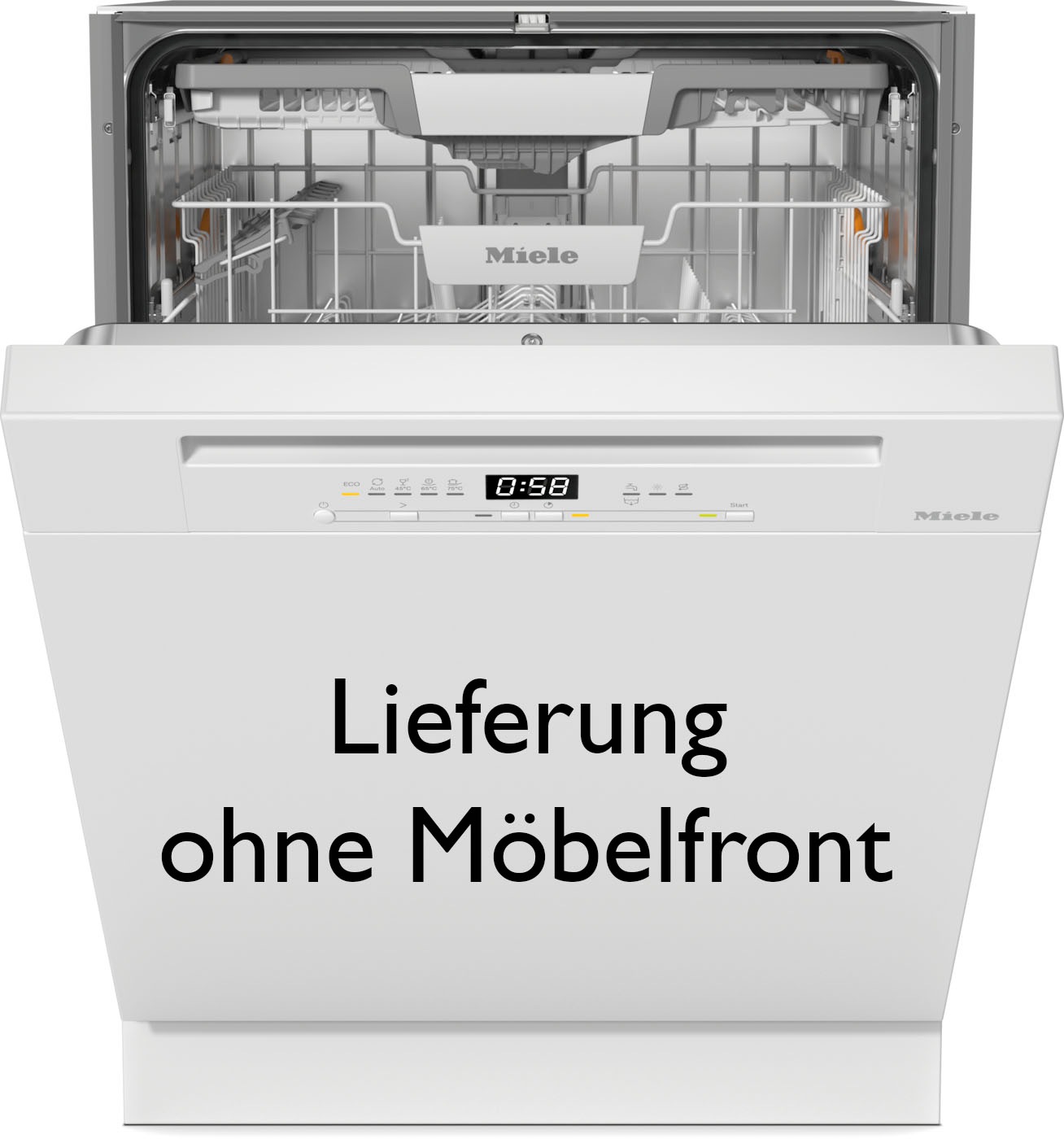 Miele teilintegrierbarer Geschirrspüler »G 5310 SCi Active Plus« 14 Maßgedecke in silberfarben
