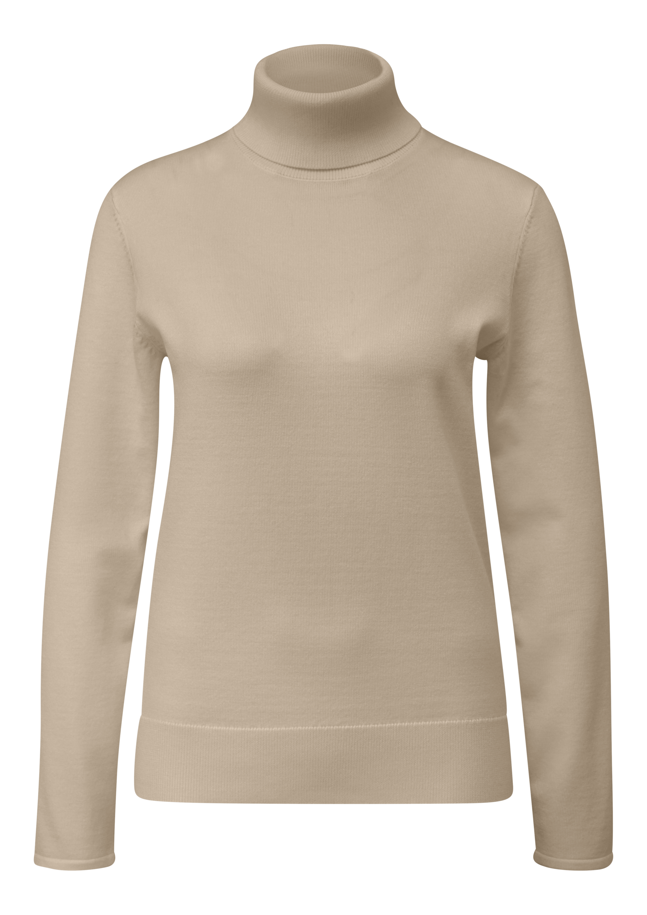 s.Oliver BLACK LABEL Rollkragenpullover, mit Rippbündchen