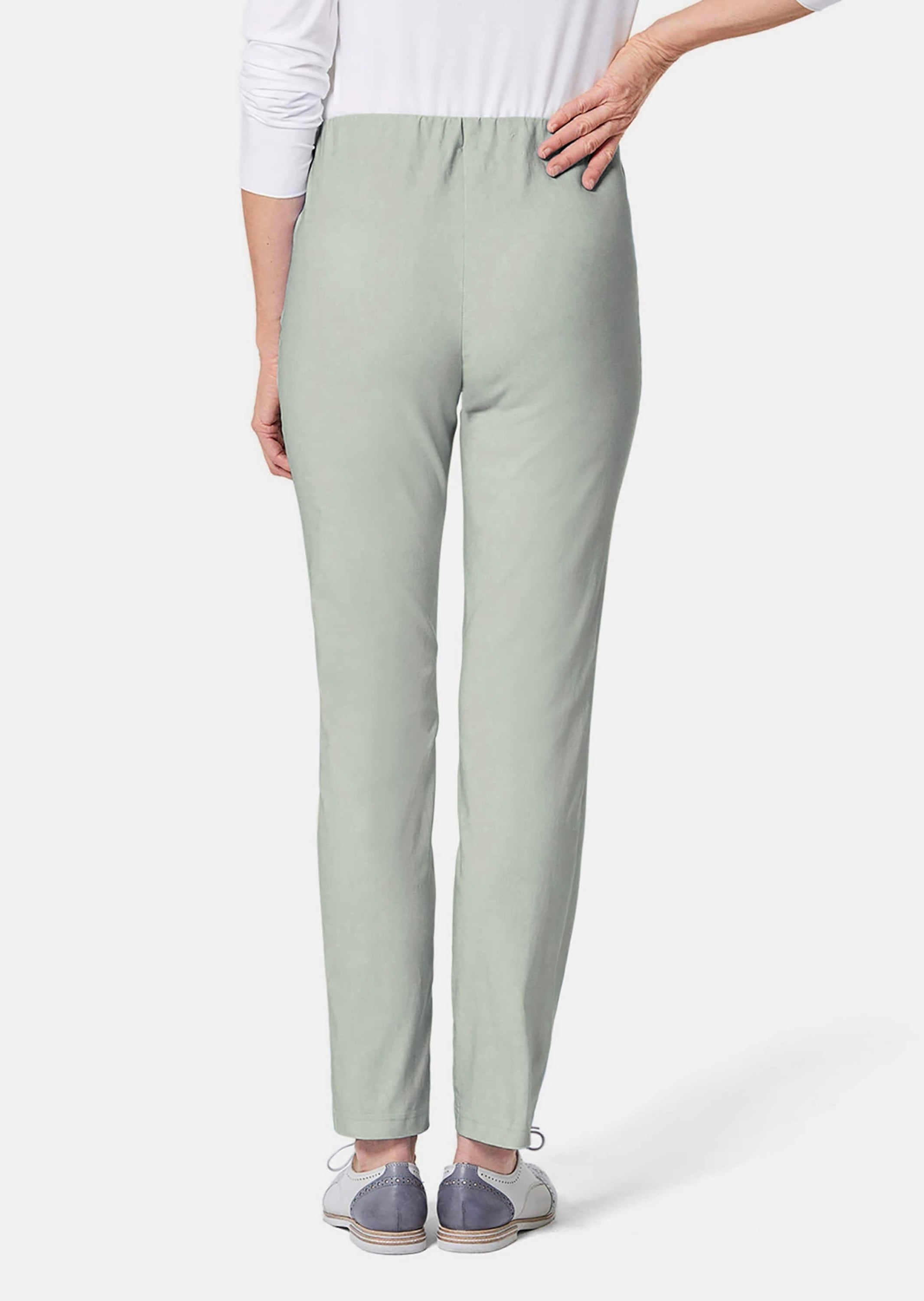 GOLDNER 2-in-1-Hose »Kurzgröße Schlupfhose LOUISA mit Steppnähten«
