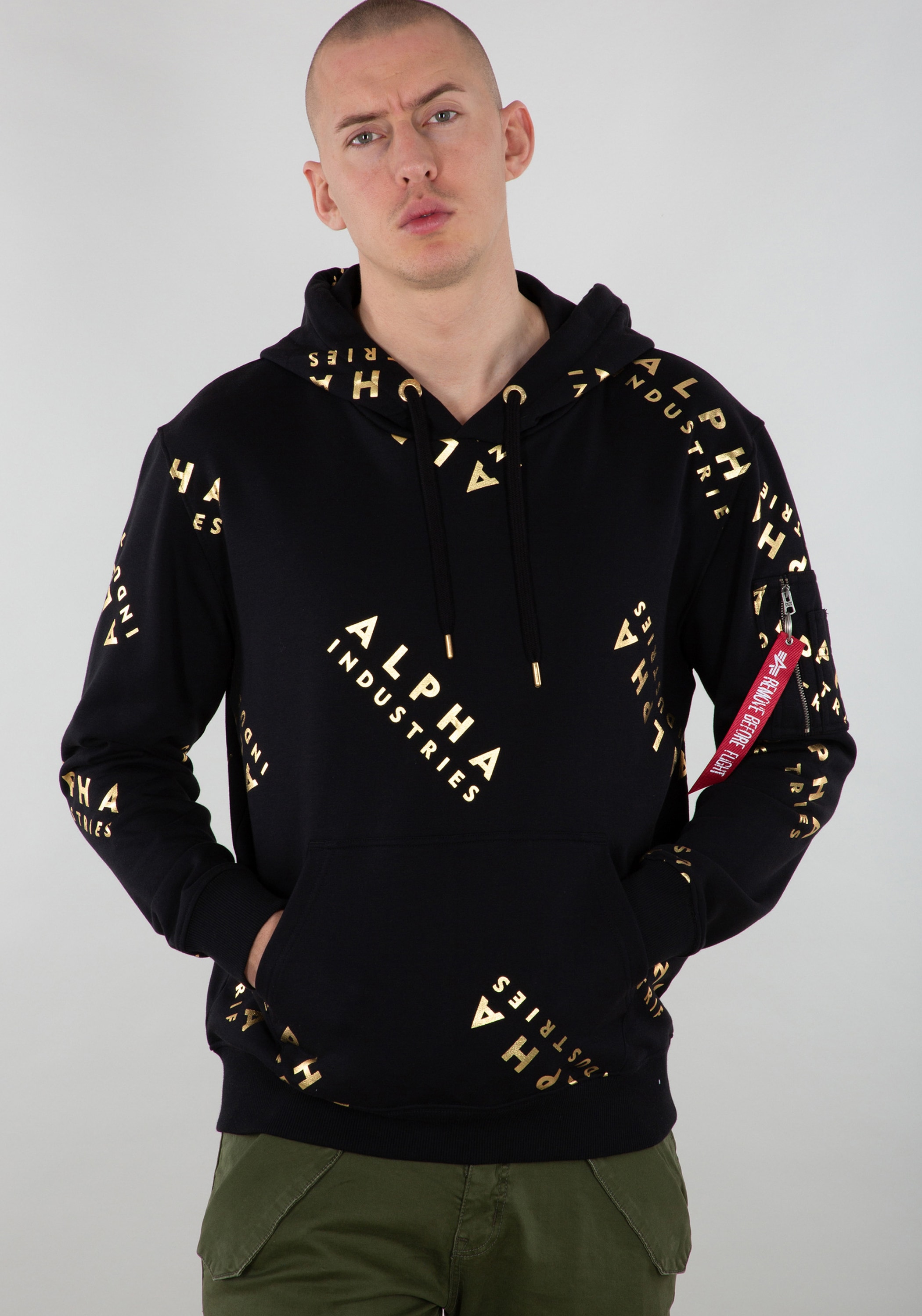 Alpha Industries Hoodie »AOP Hoodie Foil Print«